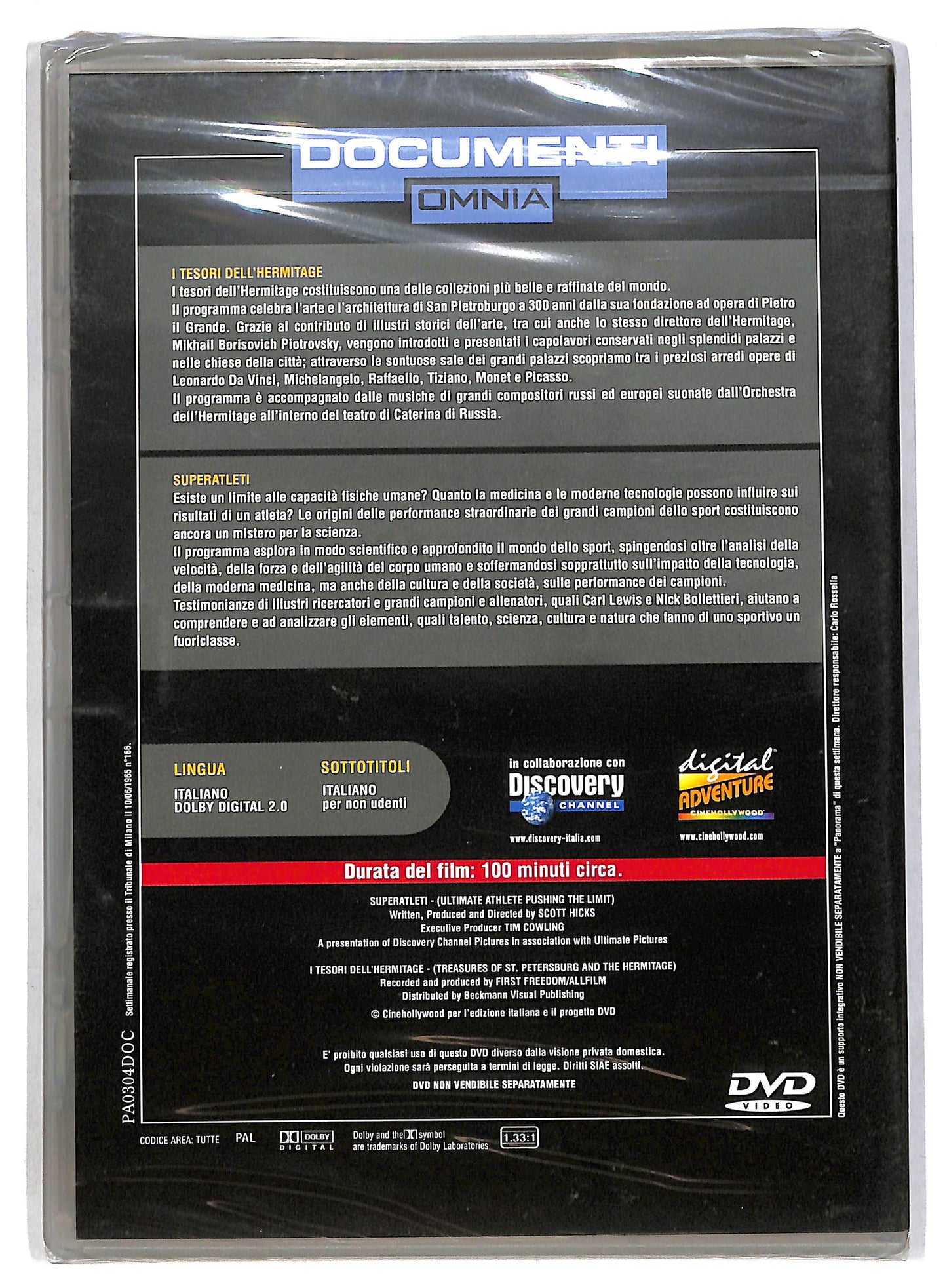 EBOND I tesori dell'hermitage - superatleti DVD D815613