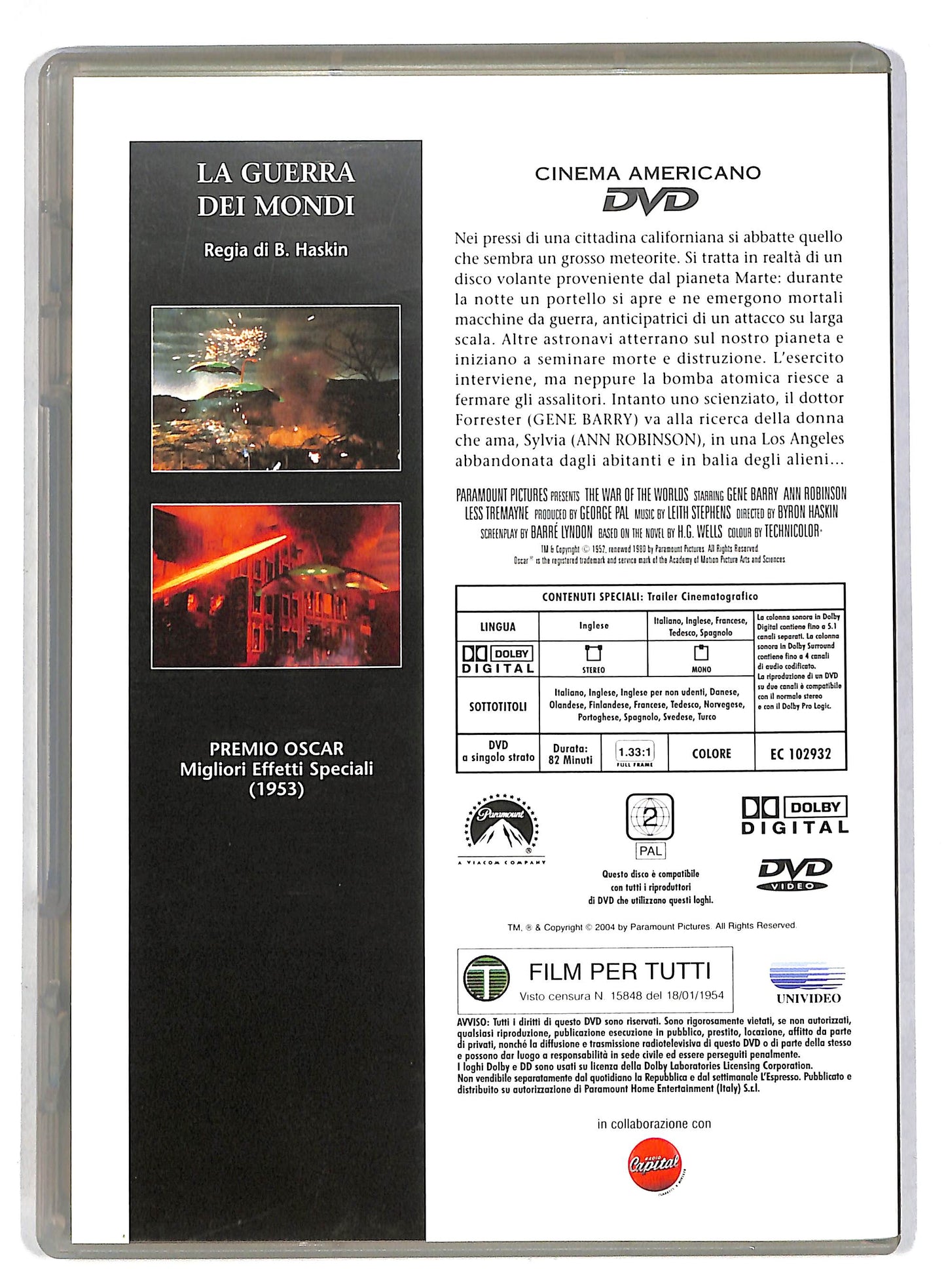 EBOND La guerra dei mondi vol 34 DVD D815643