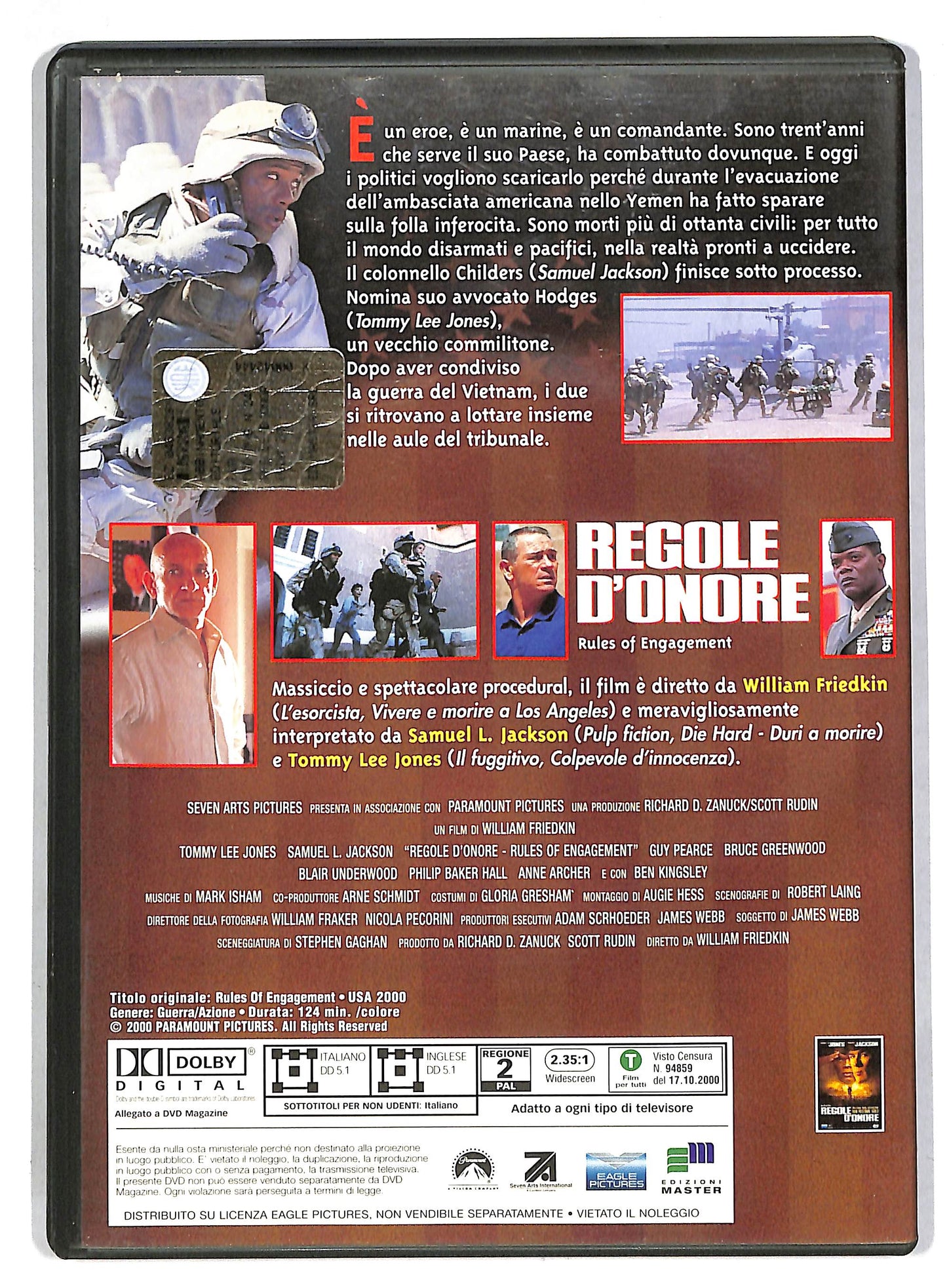 EBOND Regole d'onore DVD D815648
