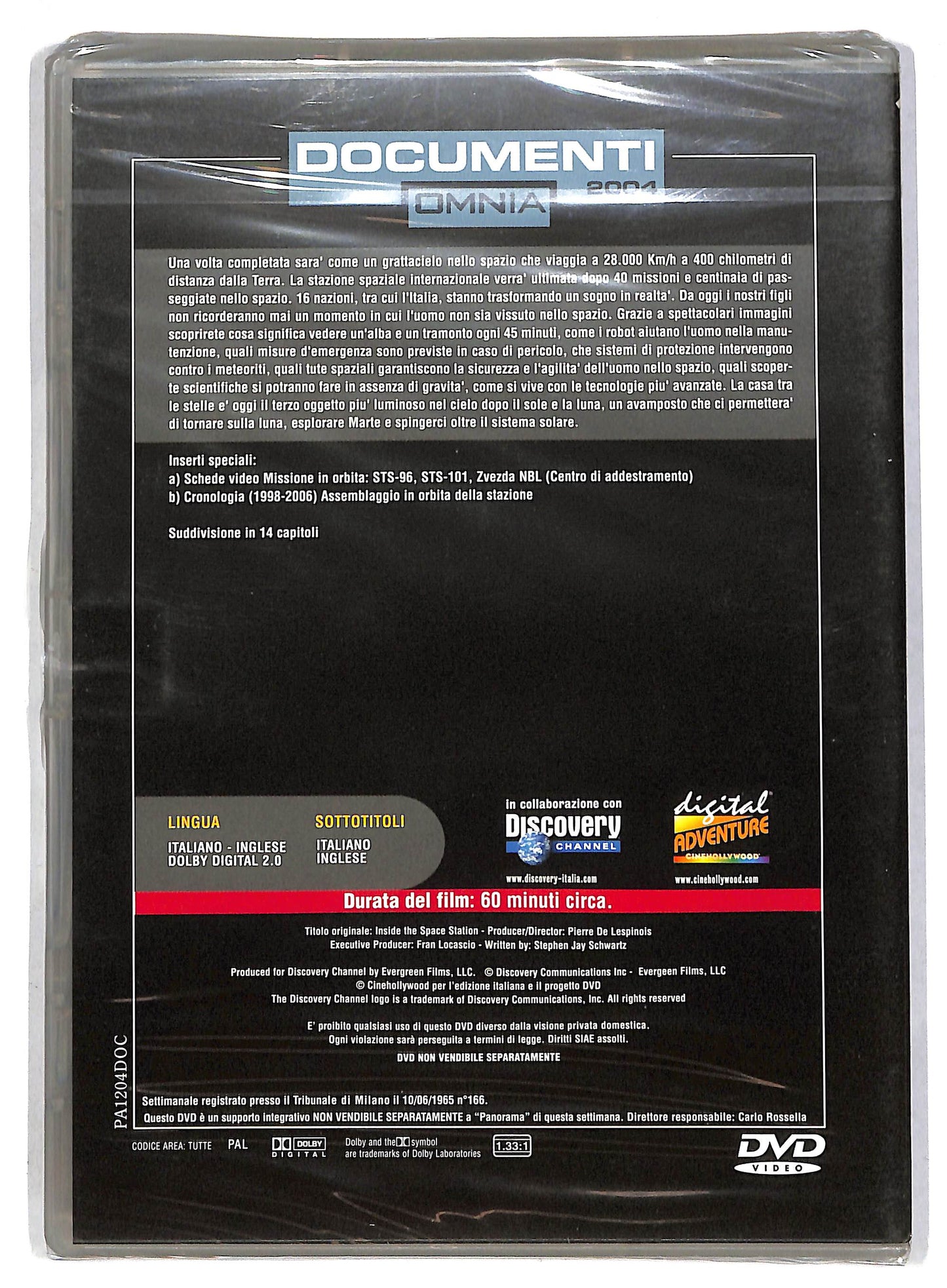 EBOND A bordo della stazione spaziale - documenti omnia 2004 DVD D815650