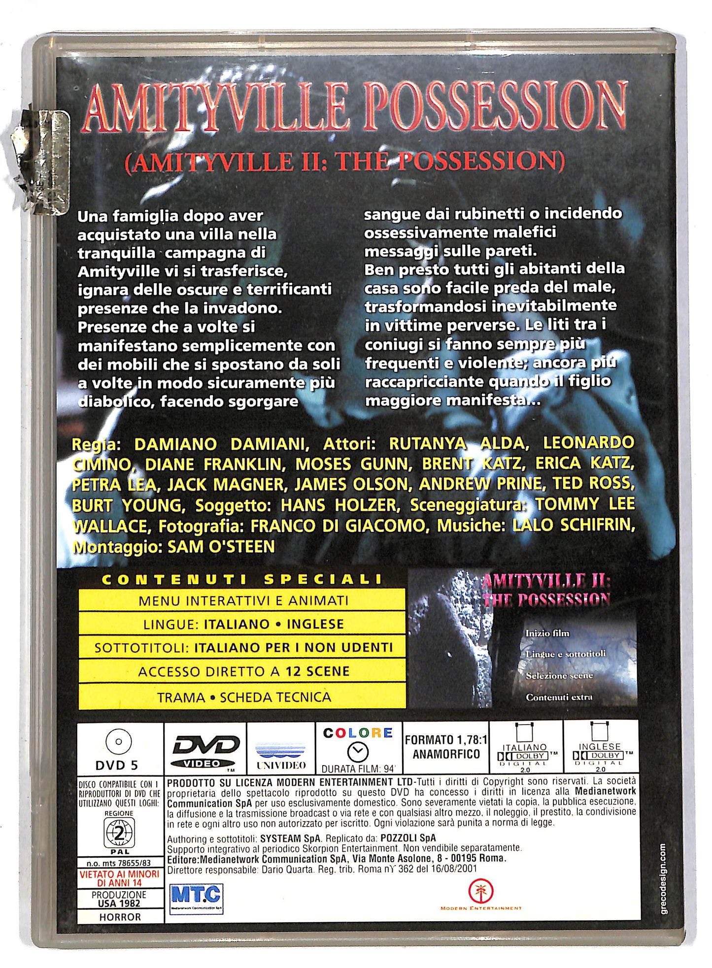 EBOND Amityville Possession DVD D815704