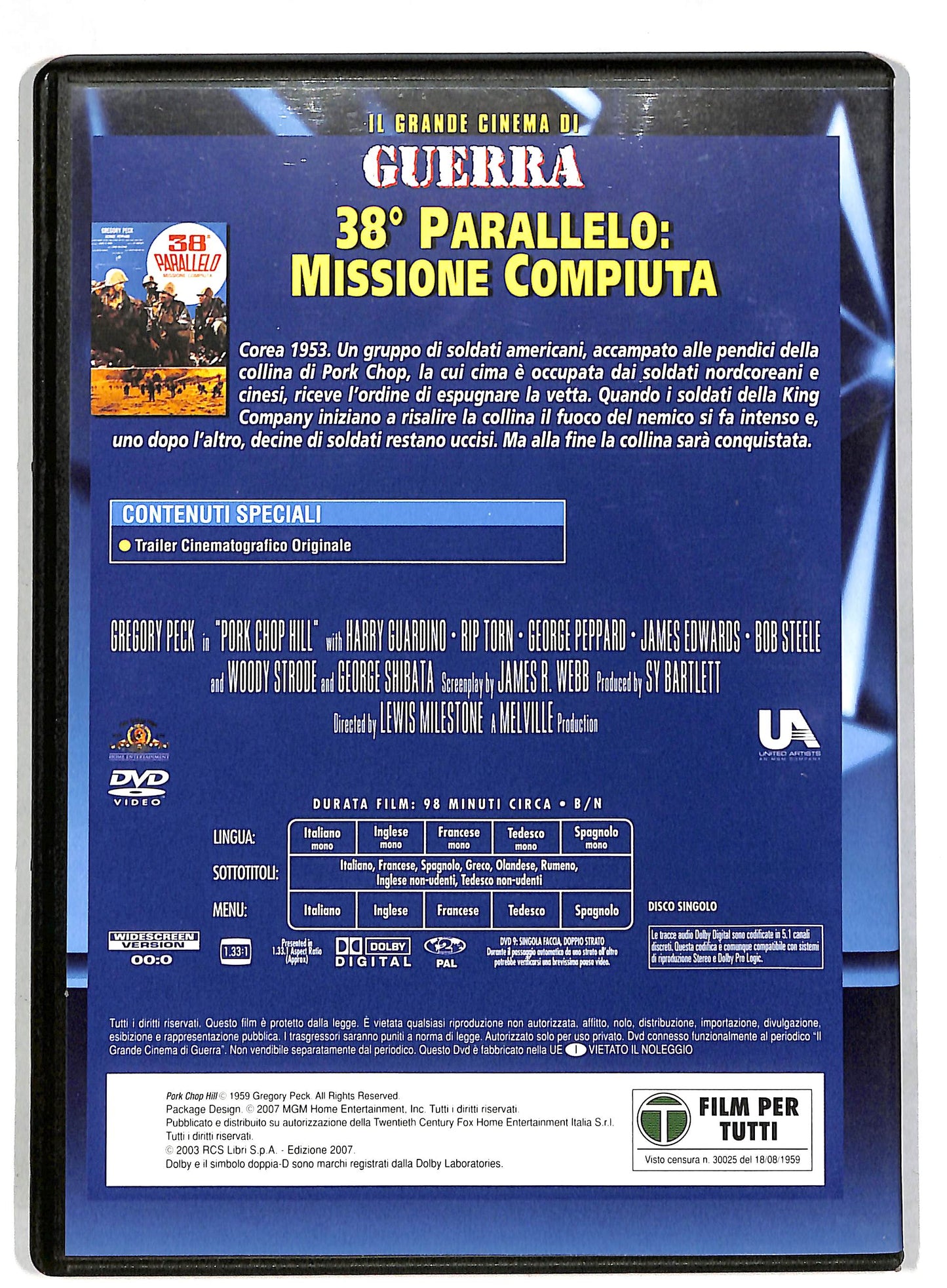 EBOND 38º parallelo: missione compiuta DVD D815725