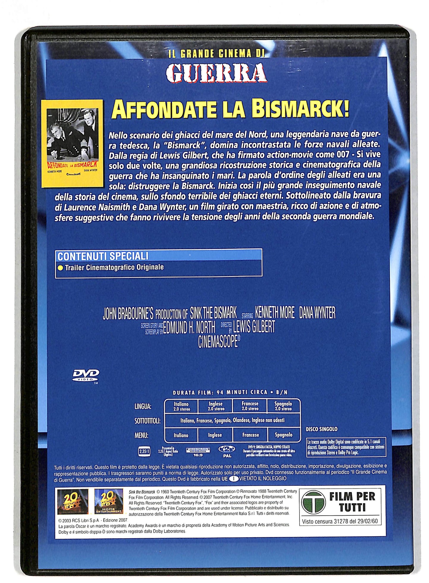 EBOND Affondate la Bismarck! DVD D815740