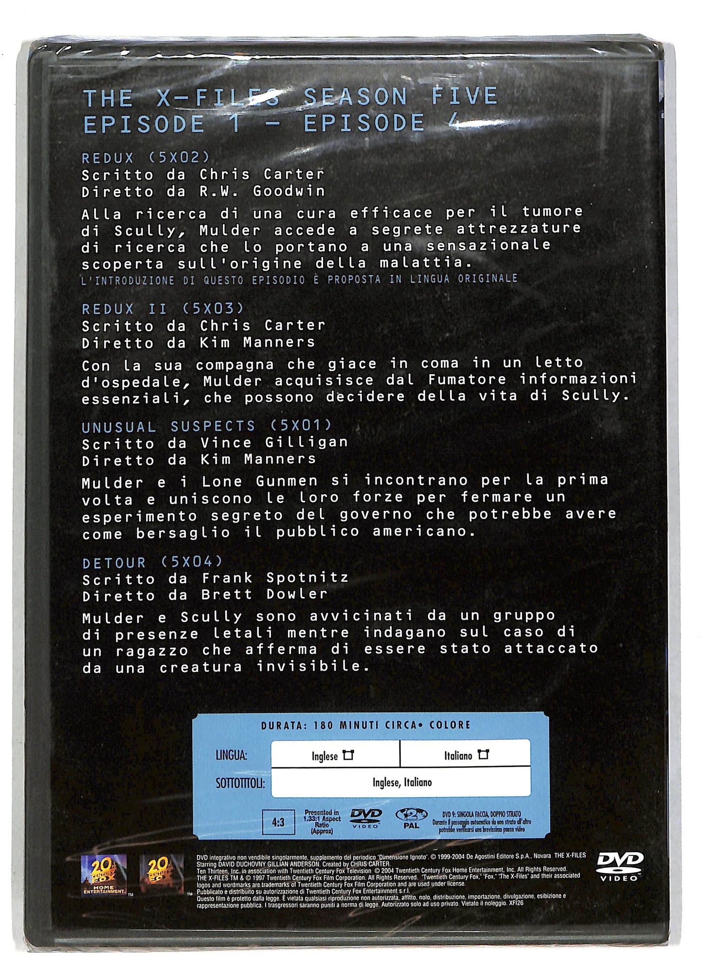 EBOND The x files collection volume 1 season five EDITORIALE  DVD D815817