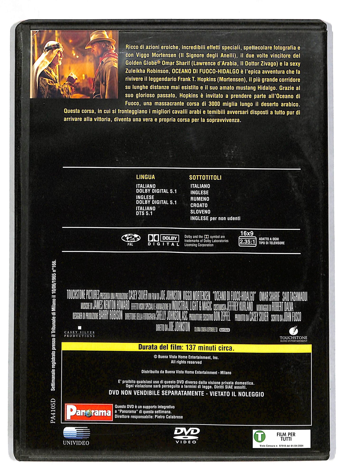 EBOND Oceano di fuoco - Hidalgo DVD D815831