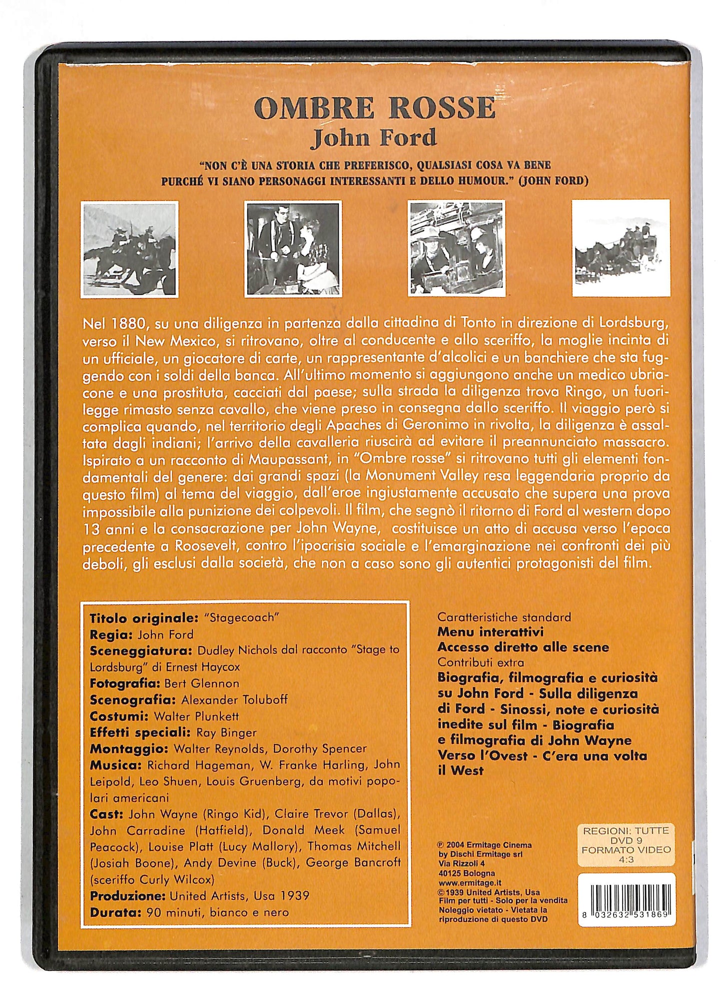 EBOND Ombre rosse DVD D815857