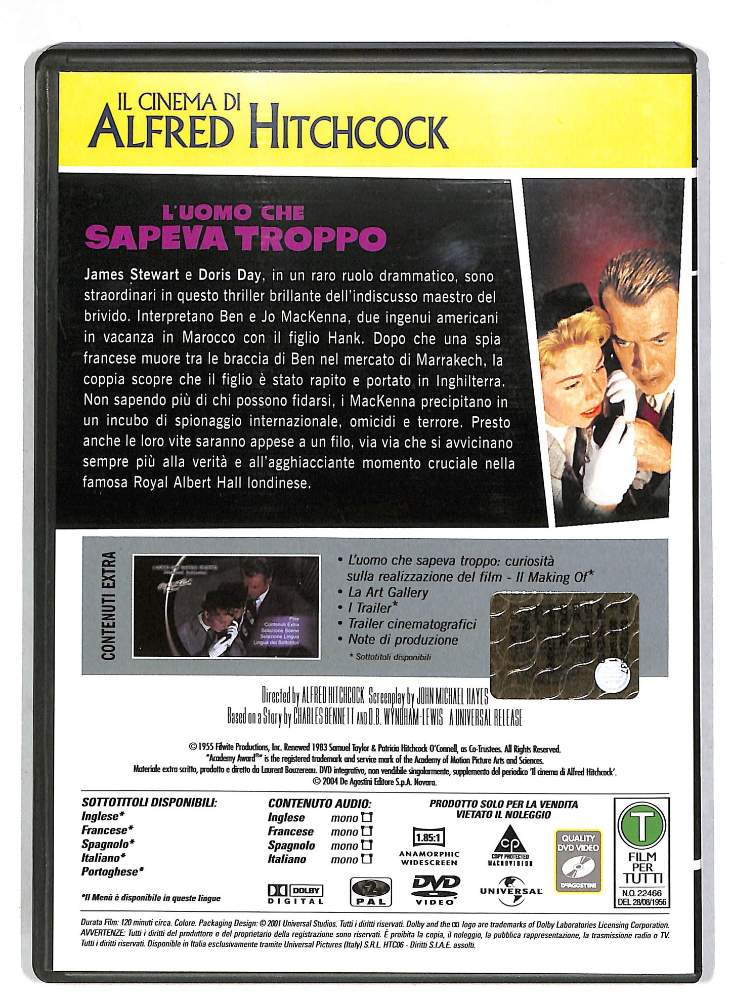 EBOND L'uomo che sapeva troppo DVD D815860