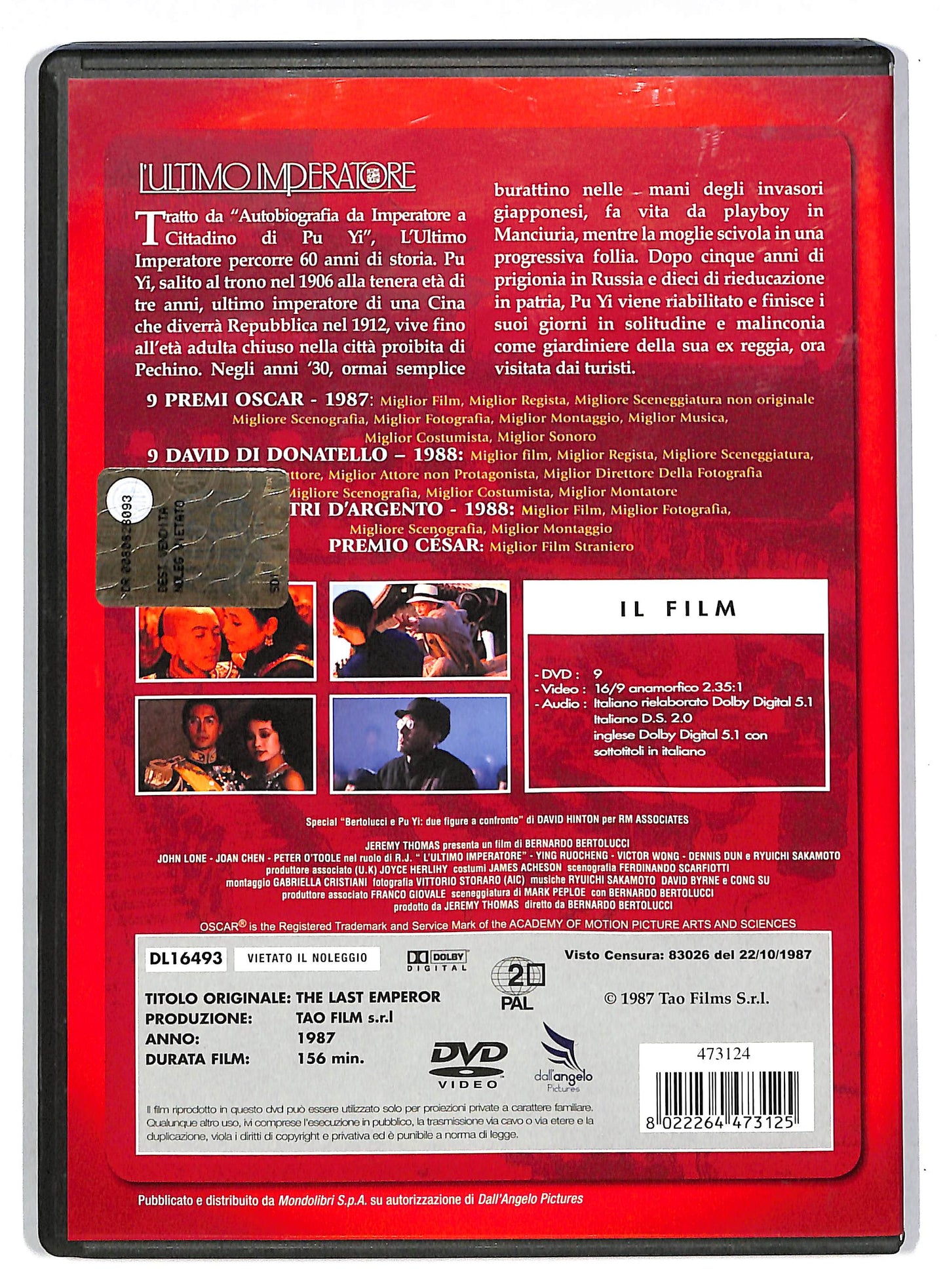 EBOND L'ultimo imperatore DVD D815950