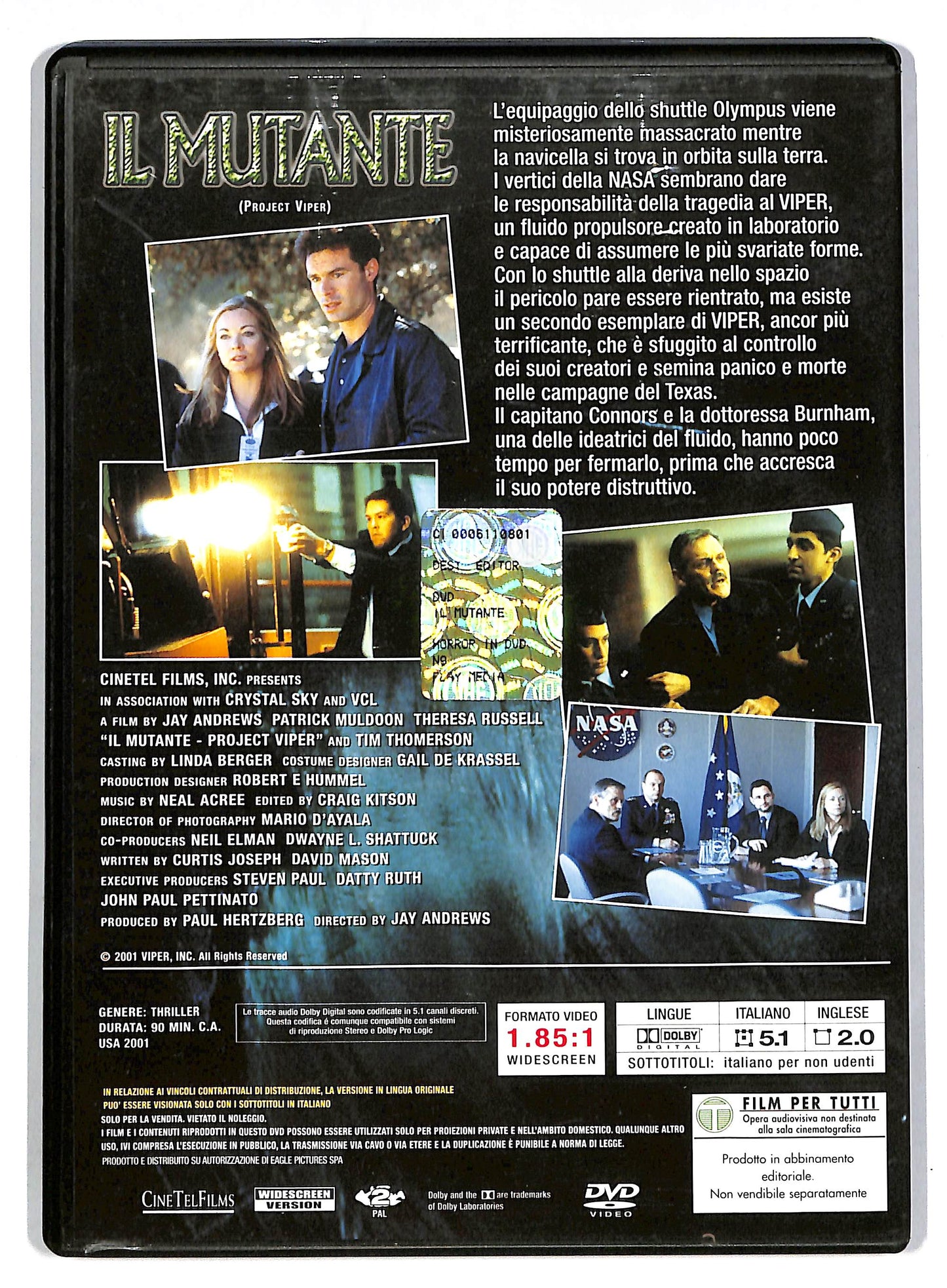 EBOND Il Mutante DVD D815956