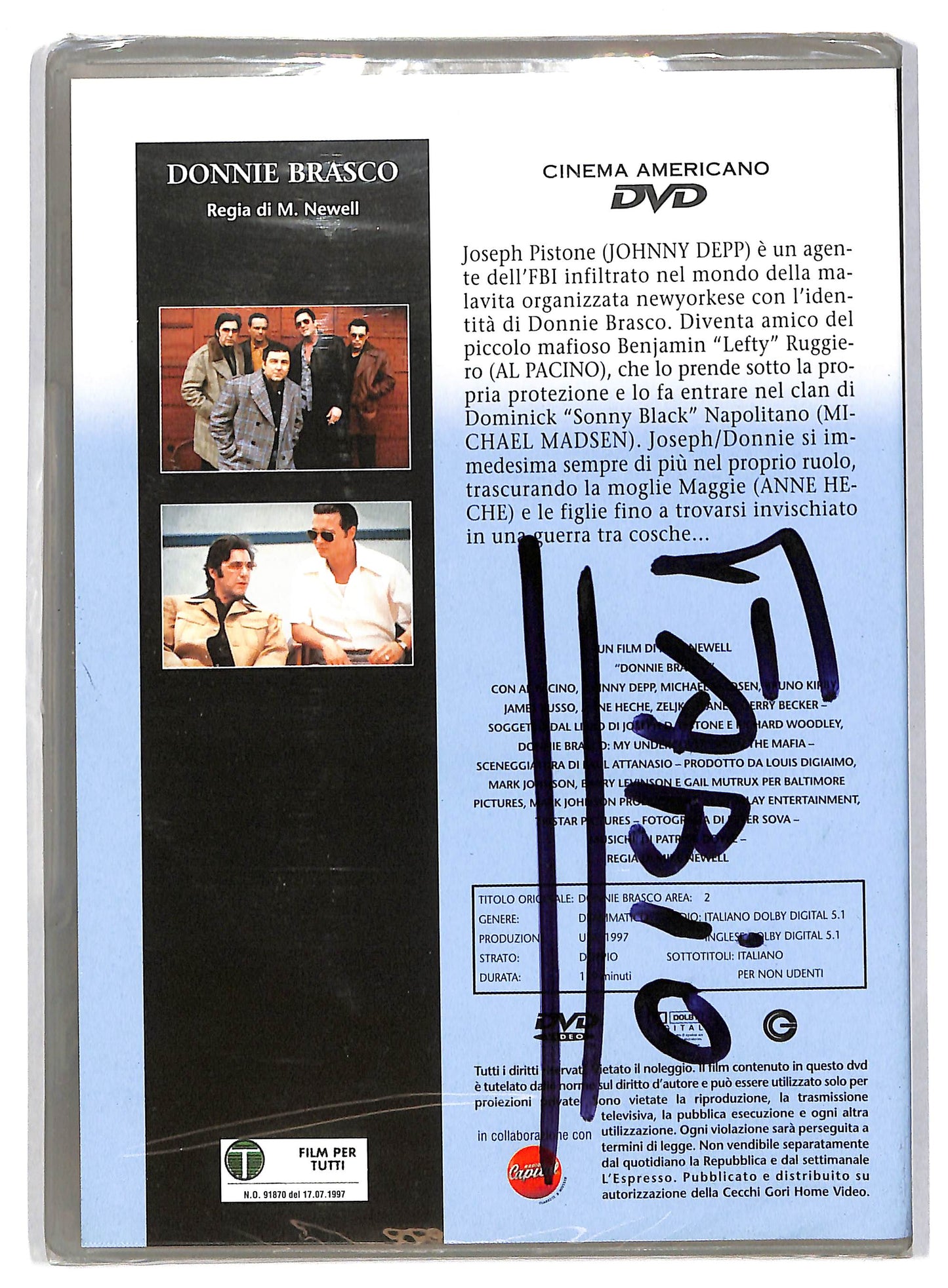 EBOND Donnie Brasco EDITORIALE DVD D818034