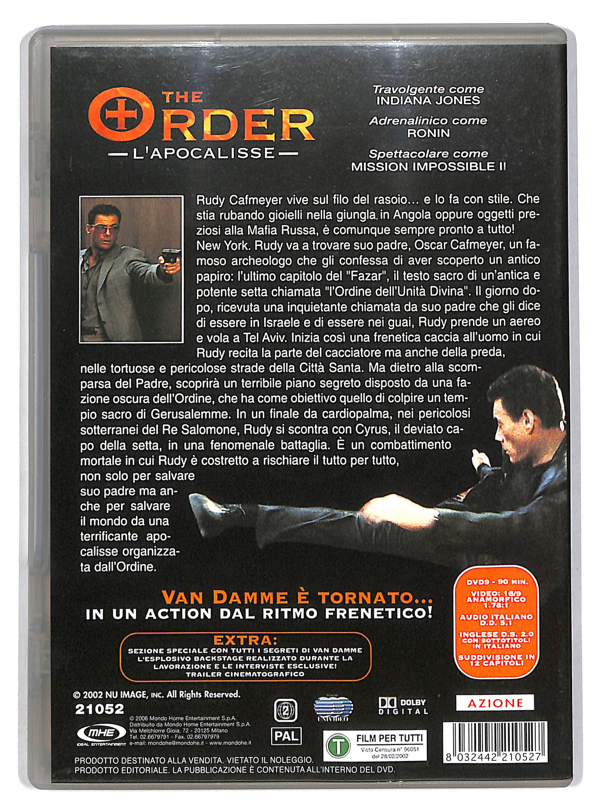 EBOND The Order - L'apocalisse Con Van Damme DVD D818102