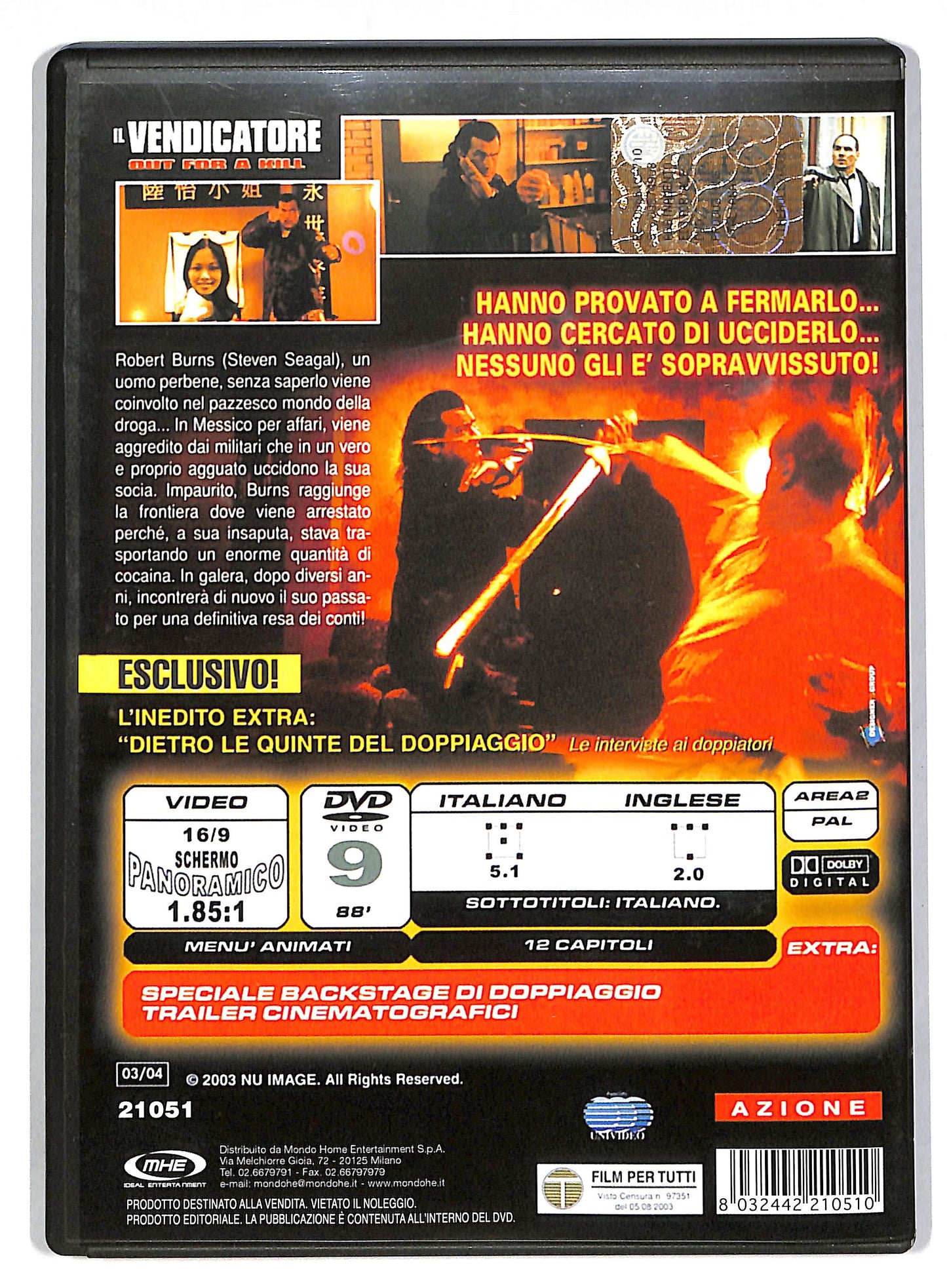 EBOND Vendicatore Out For A Kill  DVD D818108