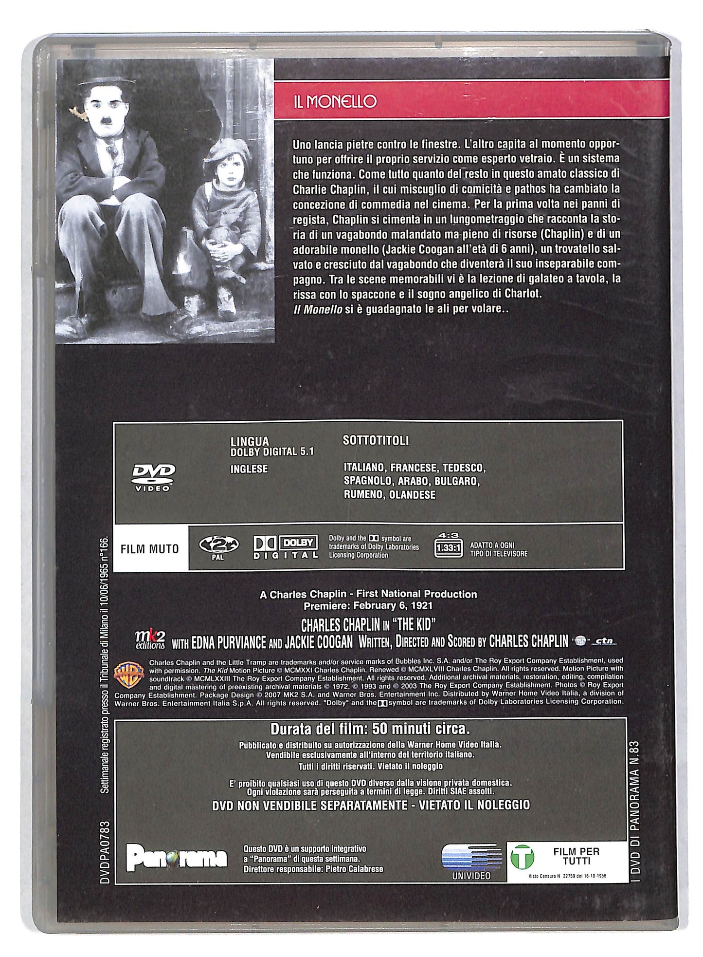 EBOND Charlie Chaplin - Il monello Volume 2 - EDITORIALE DVD D818137