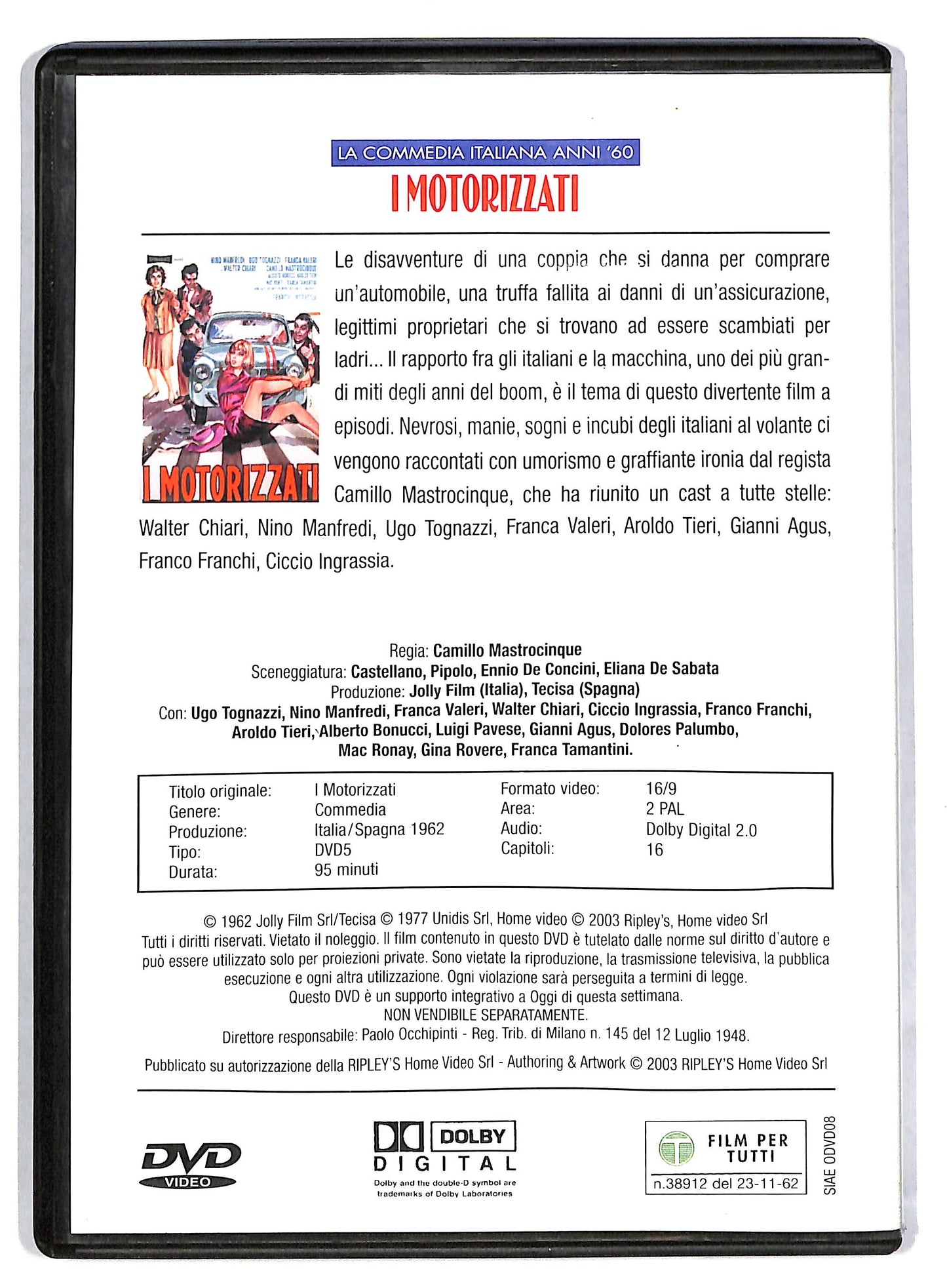 EBOND I motorizzati DVD D818224