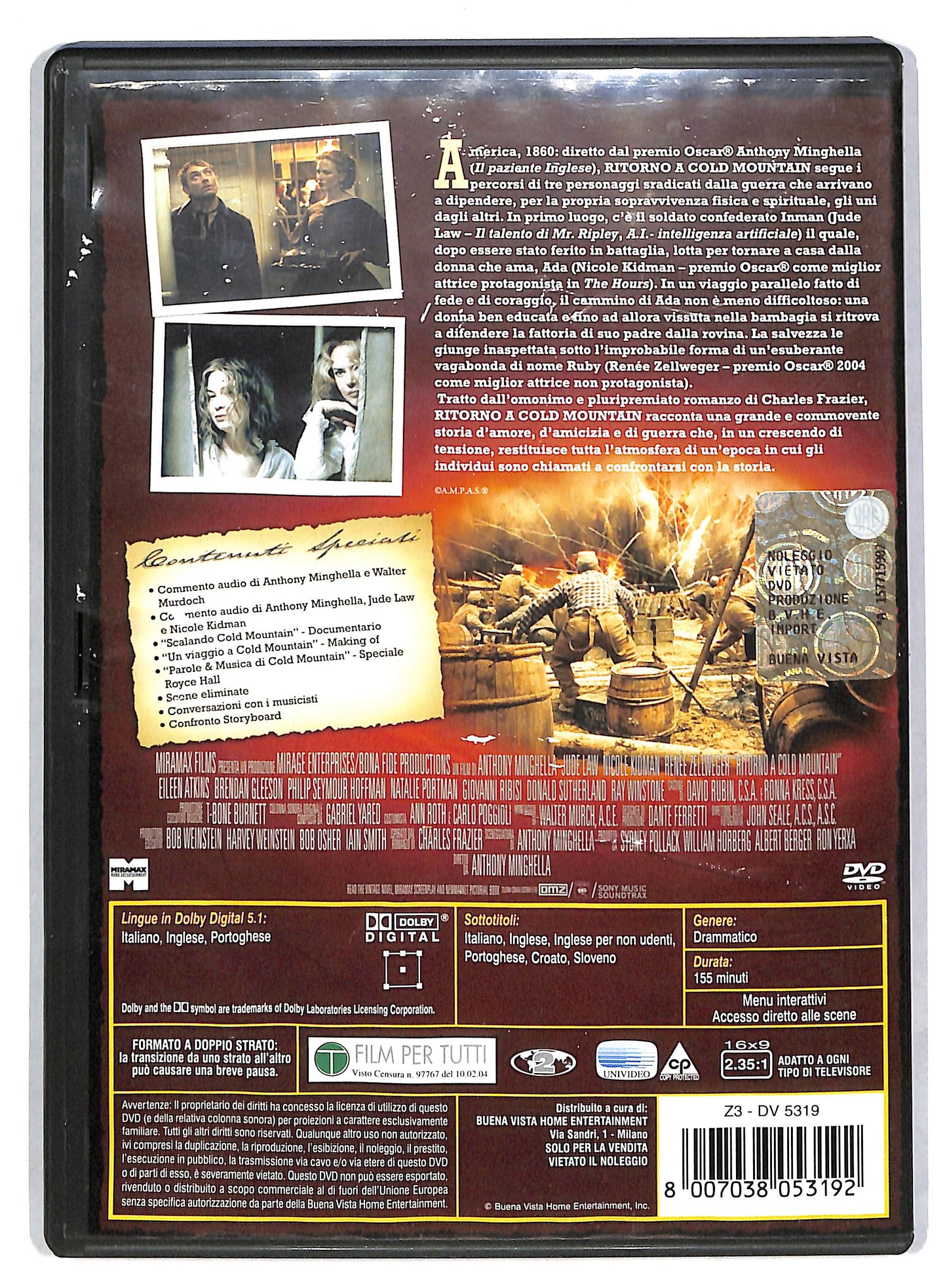 EBOND Ritorno a Cold Mountain DVD D818263
