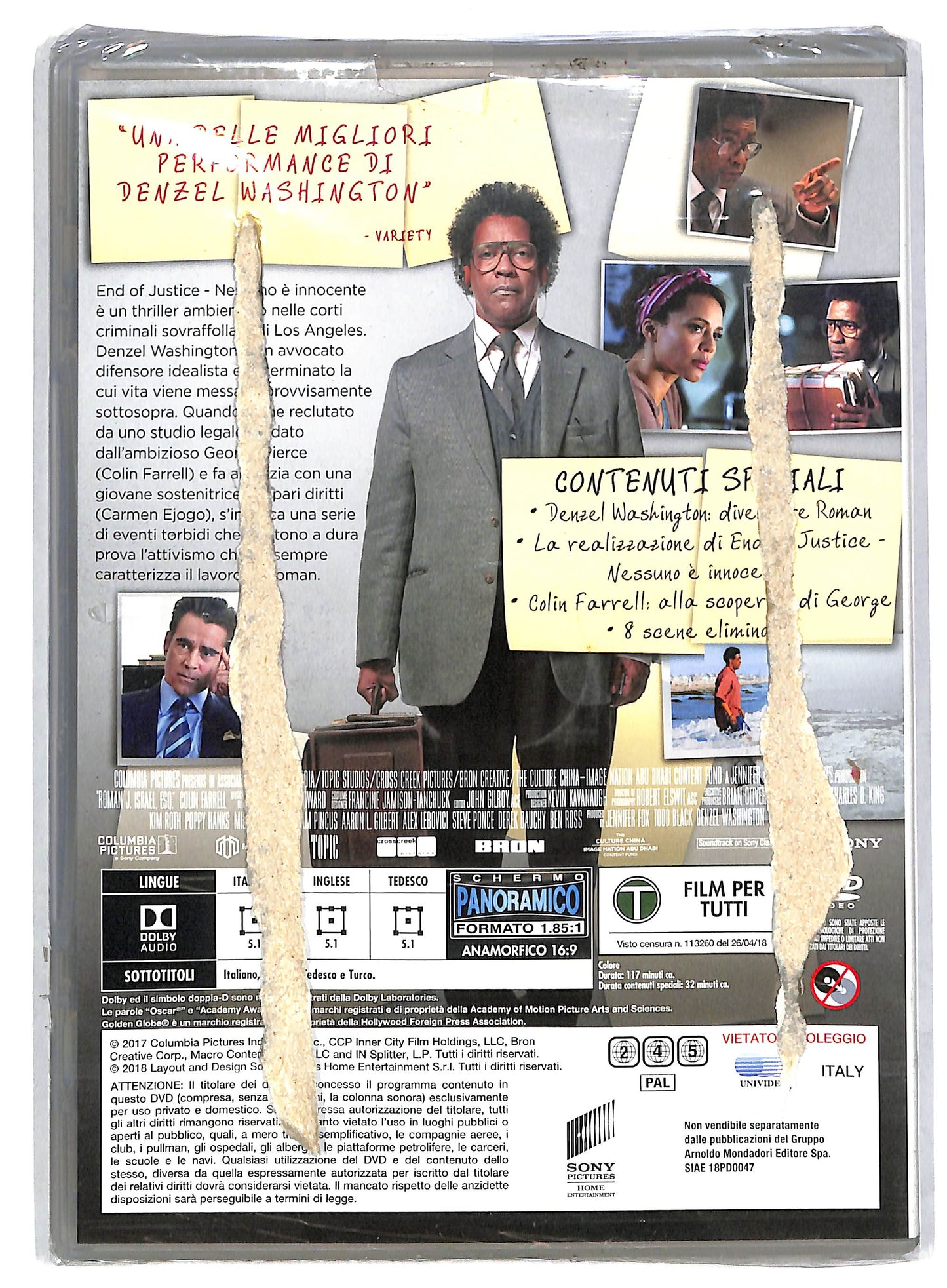 EBOND End of Justice - Nessuno e innocente EDITORIALE DVD D818264