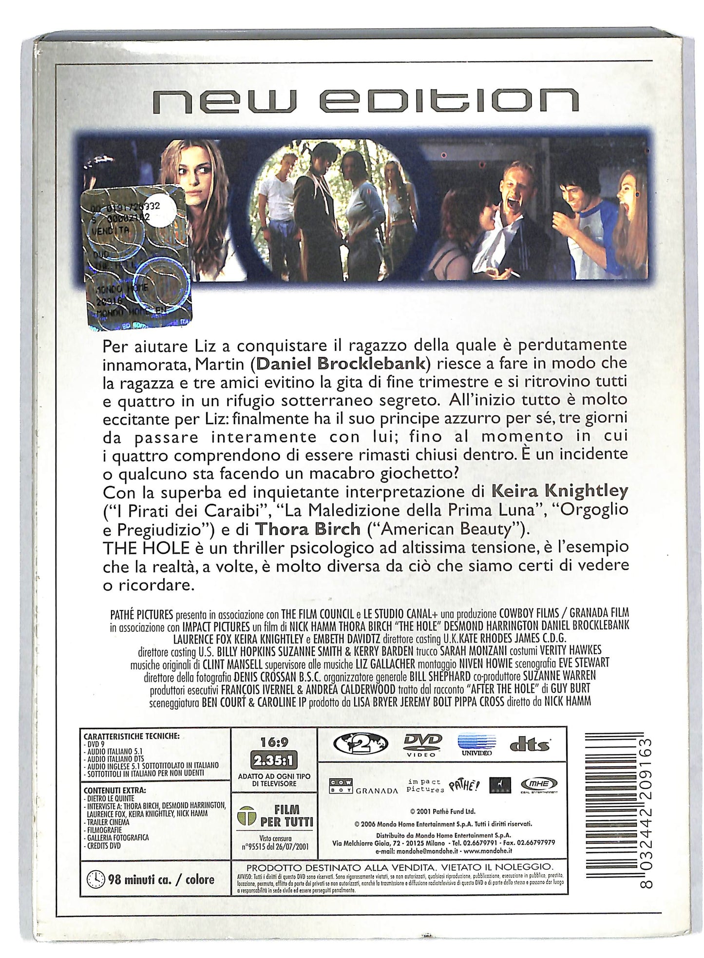 EBOND The Hole NEW EDITION SLIPCASE  DVD D818302