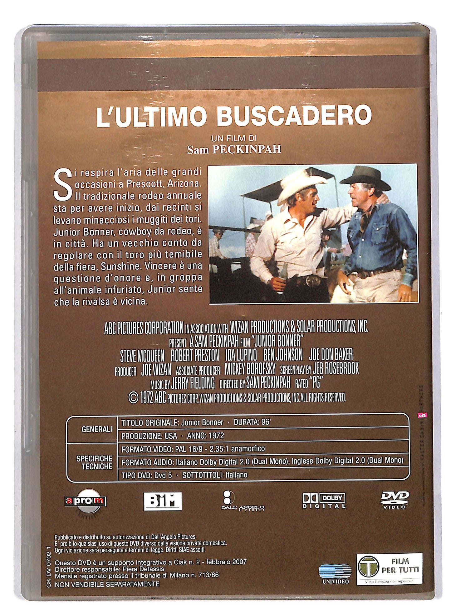 EBOND L'ultimo buscadero EDITORIALE DVD D818411