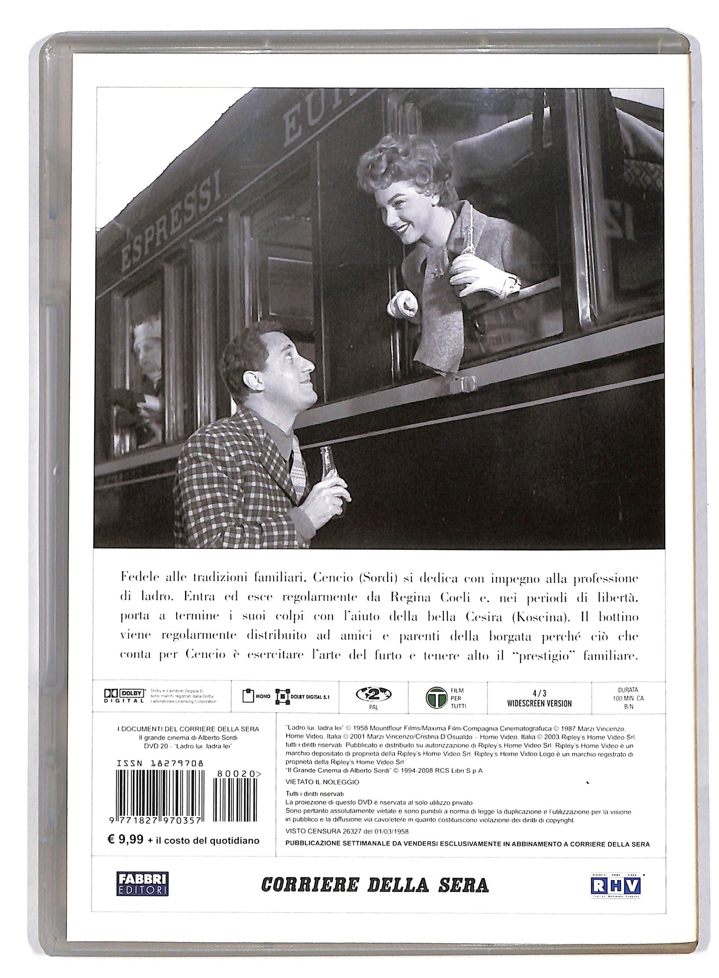 EBOND Ladro Lui, Ladra Lei - Alberto Sordi 20 EDITORIALE DVD D818431