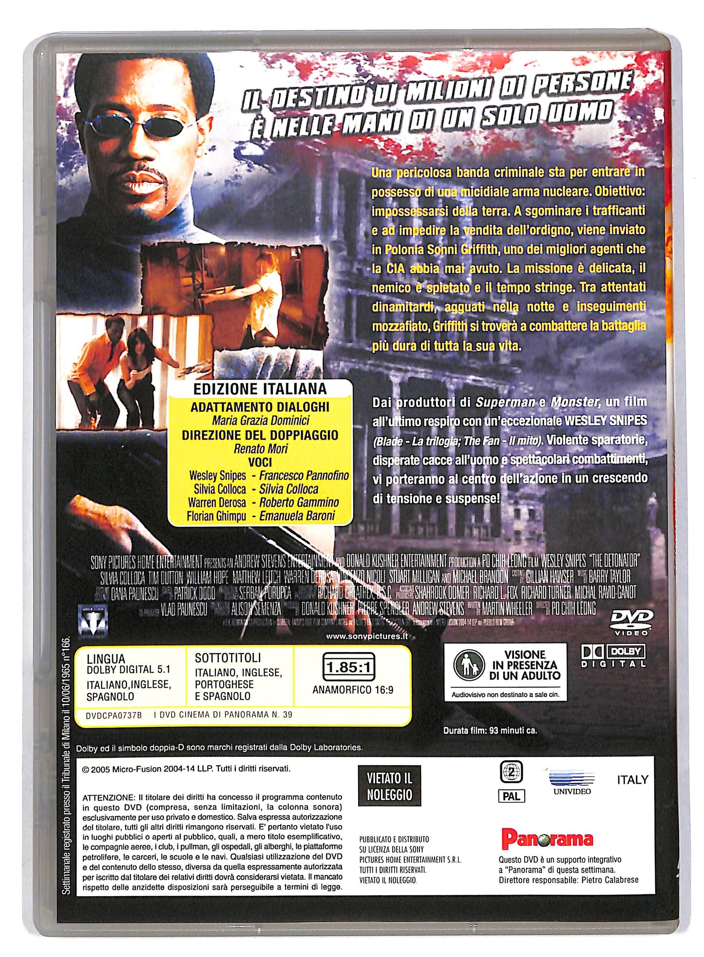 EBOND Detonator - Gioco Mortale EDITORIALE DVD D818522