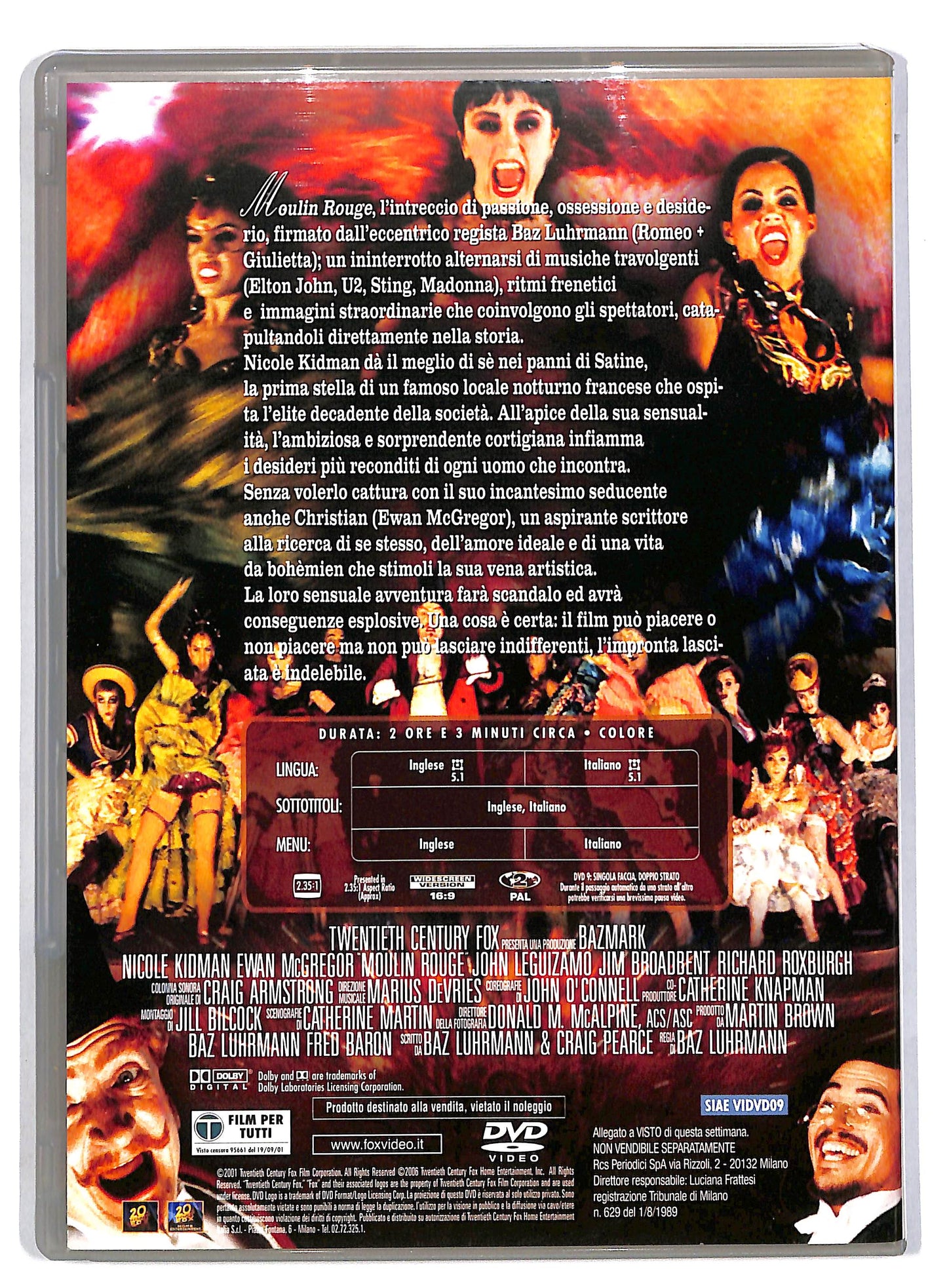 EBOND Moulin Rouge baz luhrmann  DVD D818545