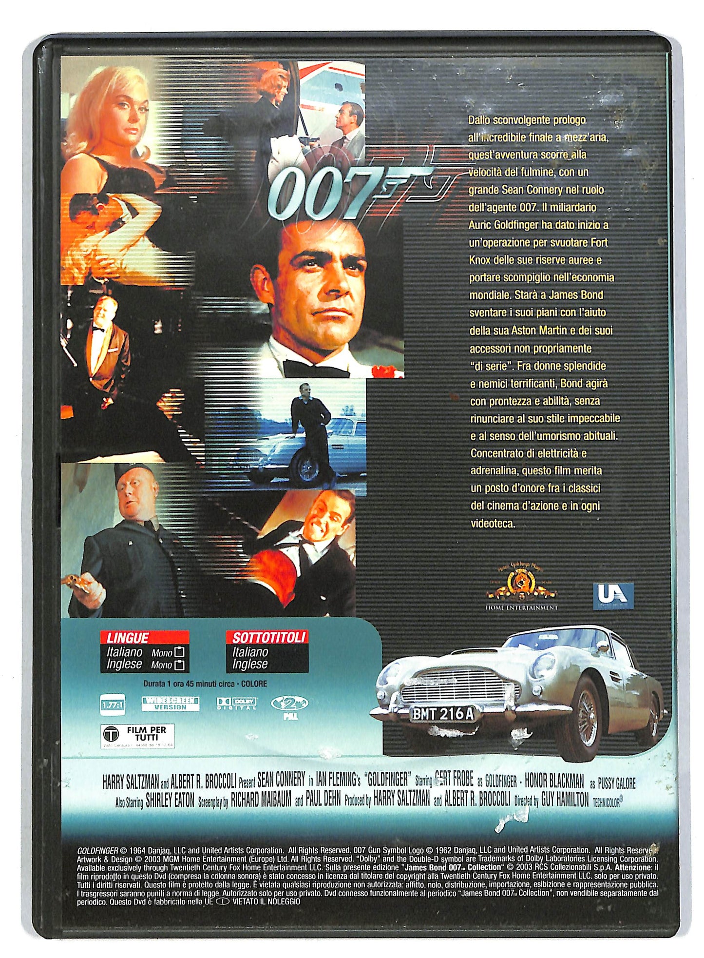 EBOND Agente 007 - Missione Goldfinger DVD D818910