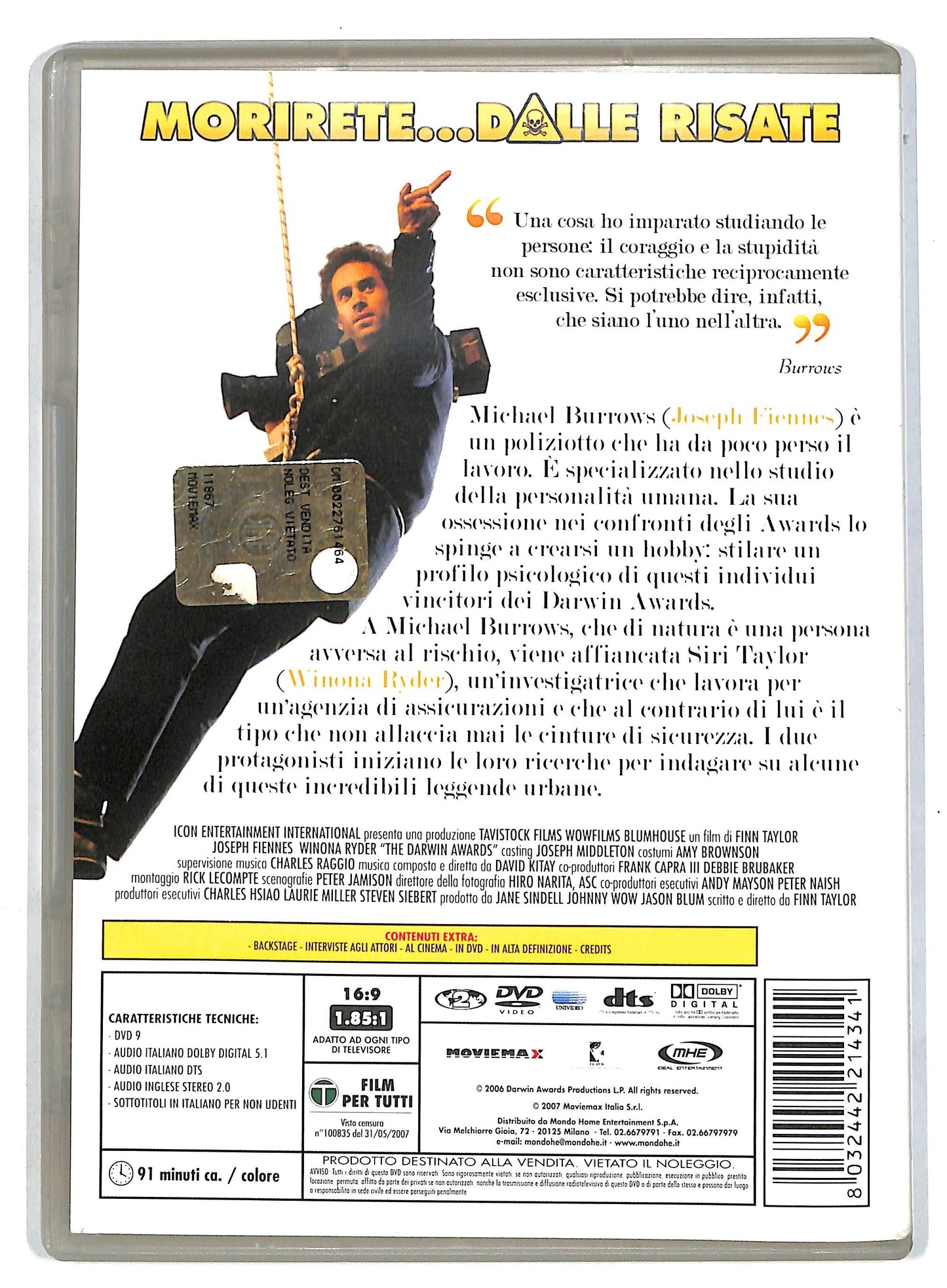 EBOND The Darwin Awards - Suicidi accidentali per menti poco evolute DVD D818928