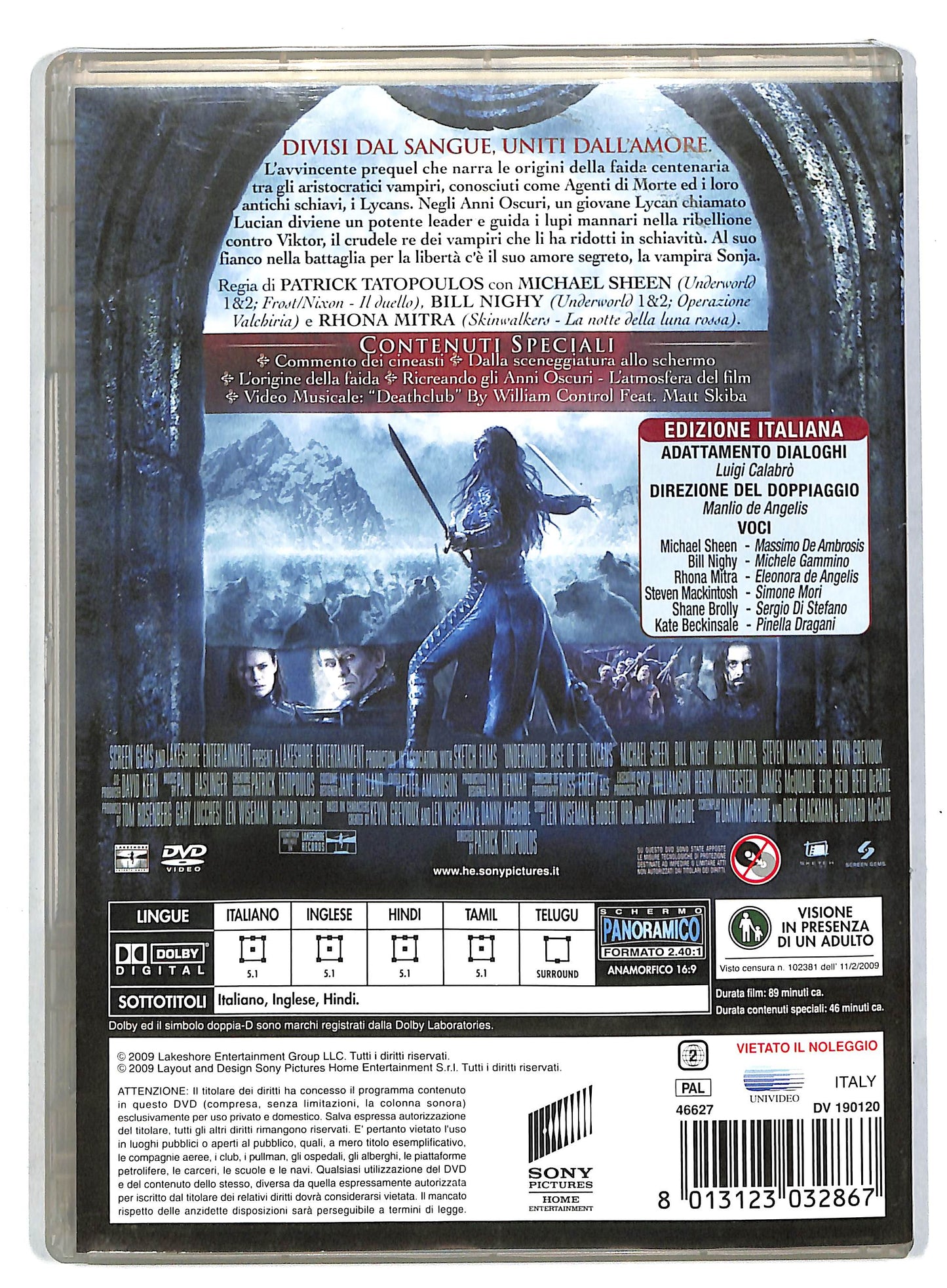 EBOND Underworld - la Ribellione Dei Lycans DVD D818953