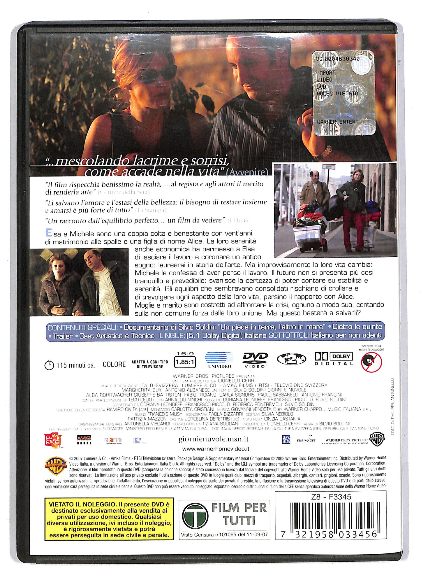 EBOND Giorni e nuvole DVD D819135