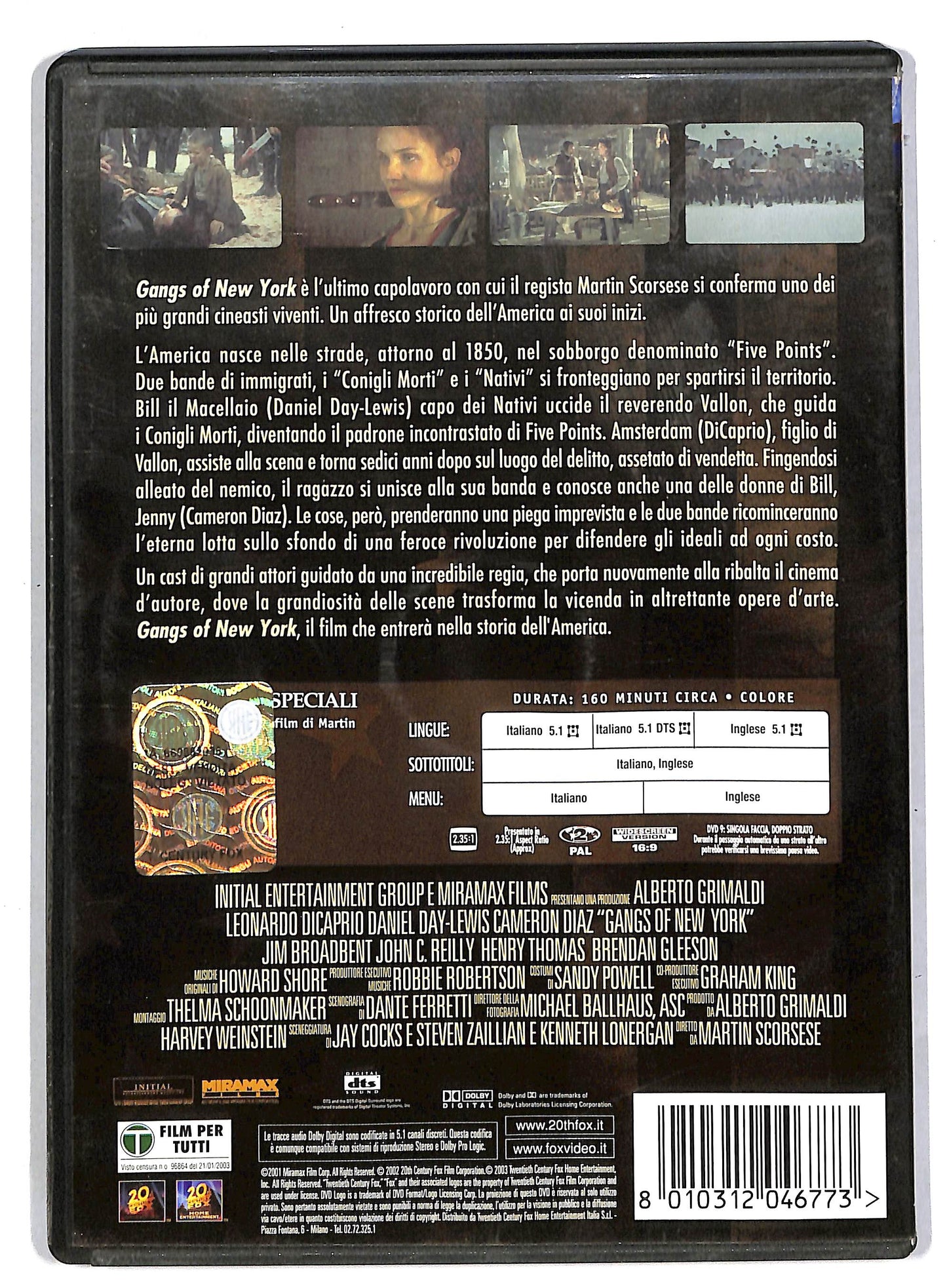 EBOND Gangs Of New York DVD D819150