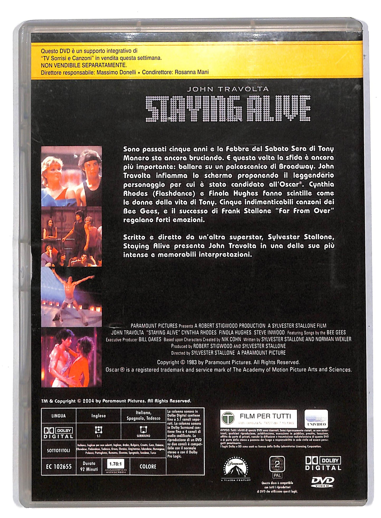 EBOND Staying Alive DVD D819204