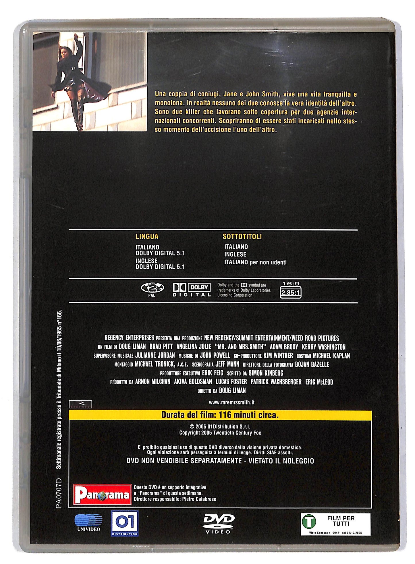 EBOND Mr. & Mrs. Smith EDITORIALE DVD D819237