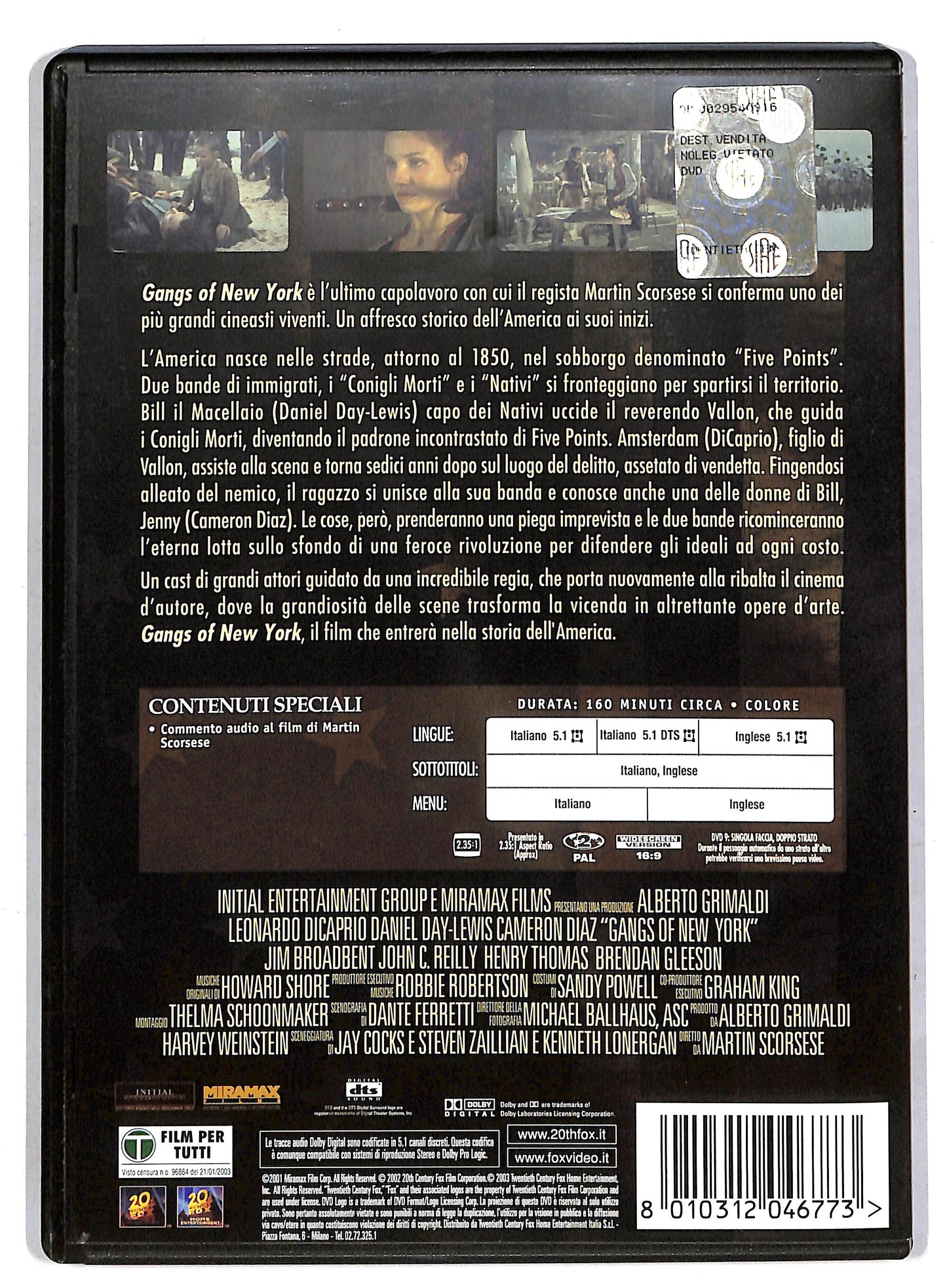 EBOND Gangs Of New York DVD D819260