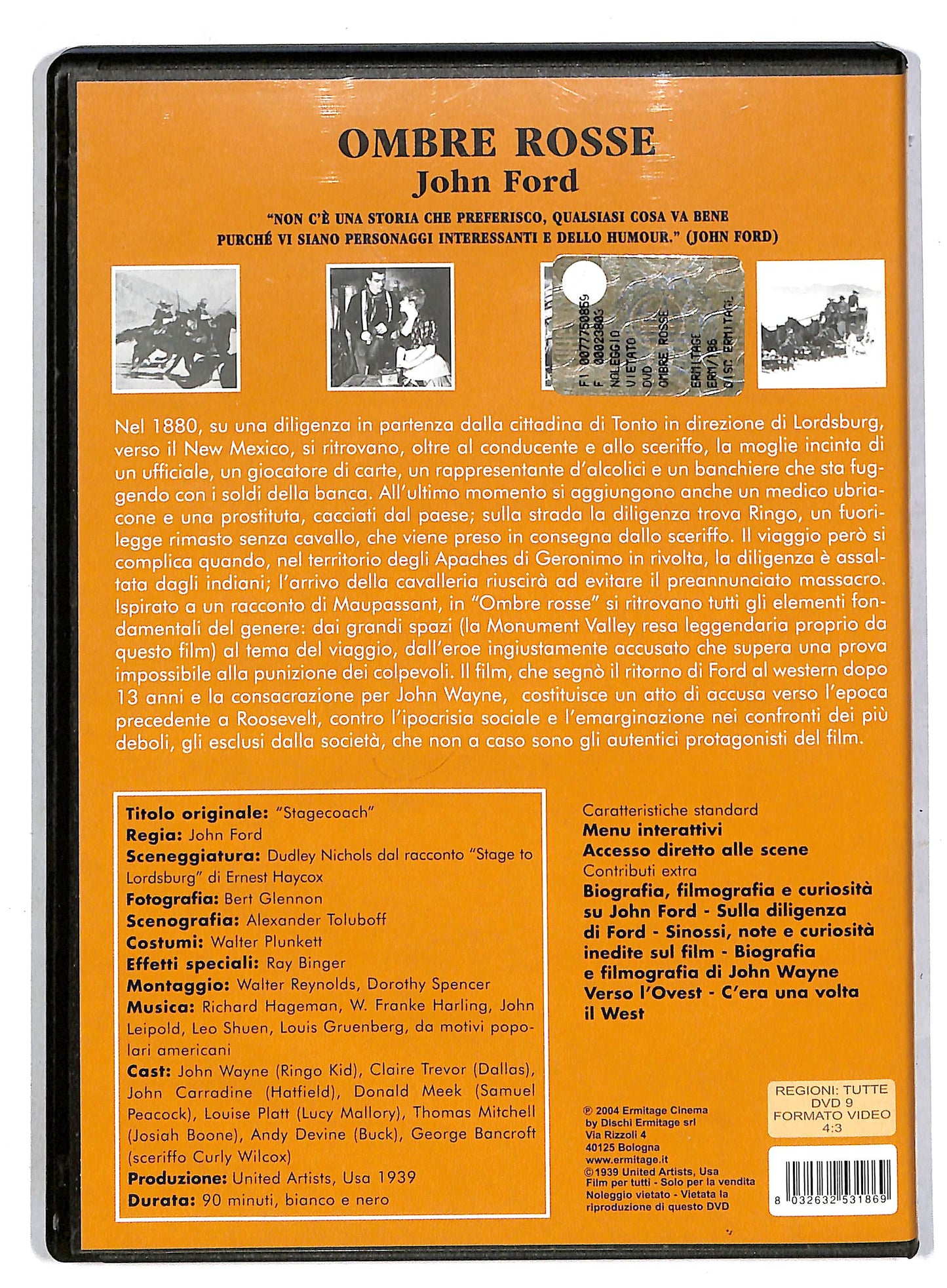 EBOND Ombre rosse DVD D819262