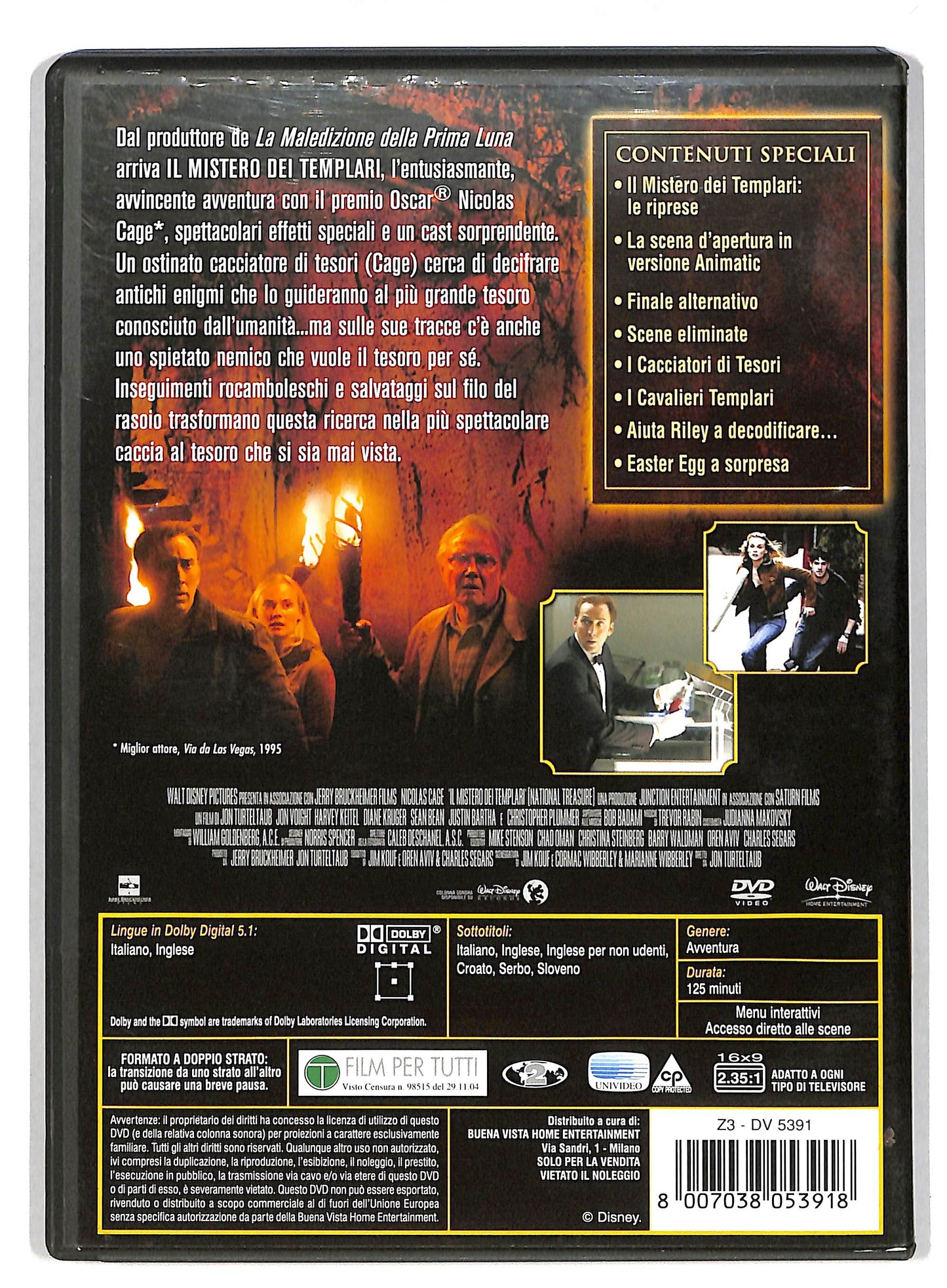 EBOND Il Mistero Dei Templari DVD D819313