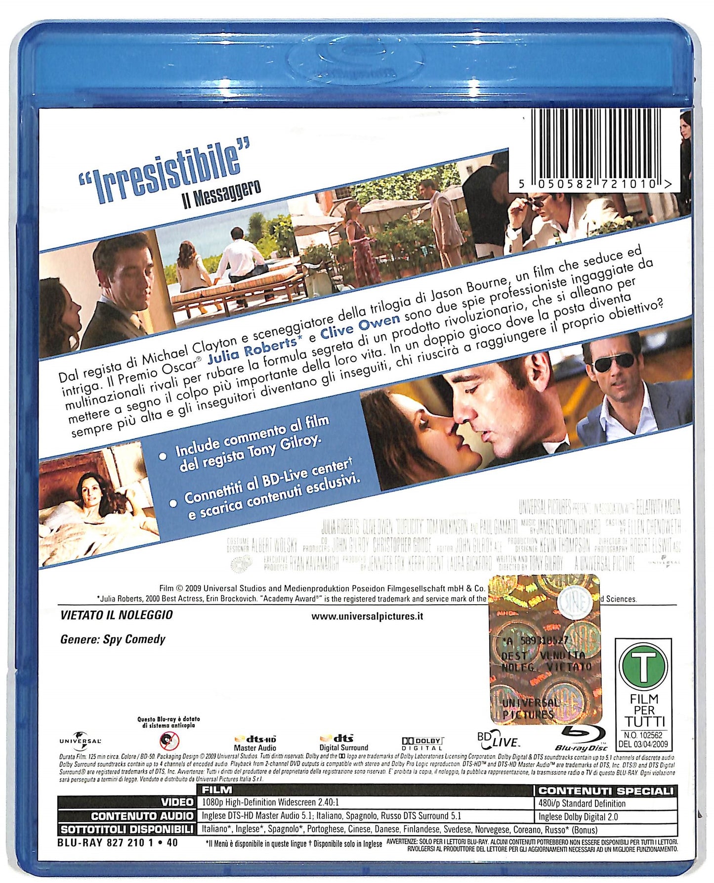 EBOND Duplicity BLURAY D819332