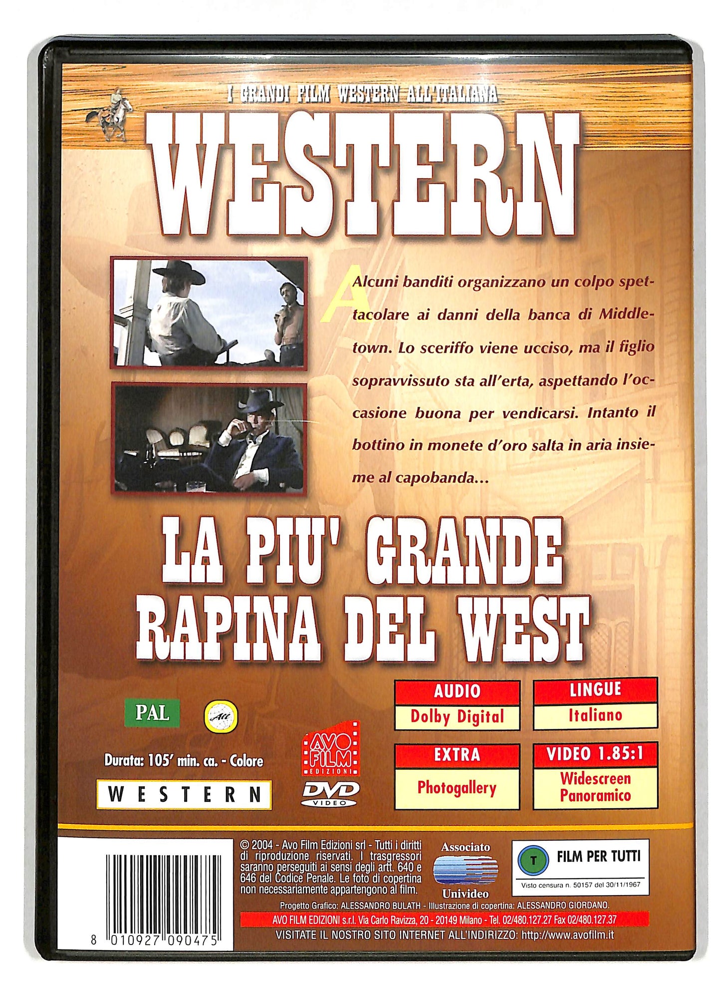 EBOND La piu grande rapina del West DVD D819355