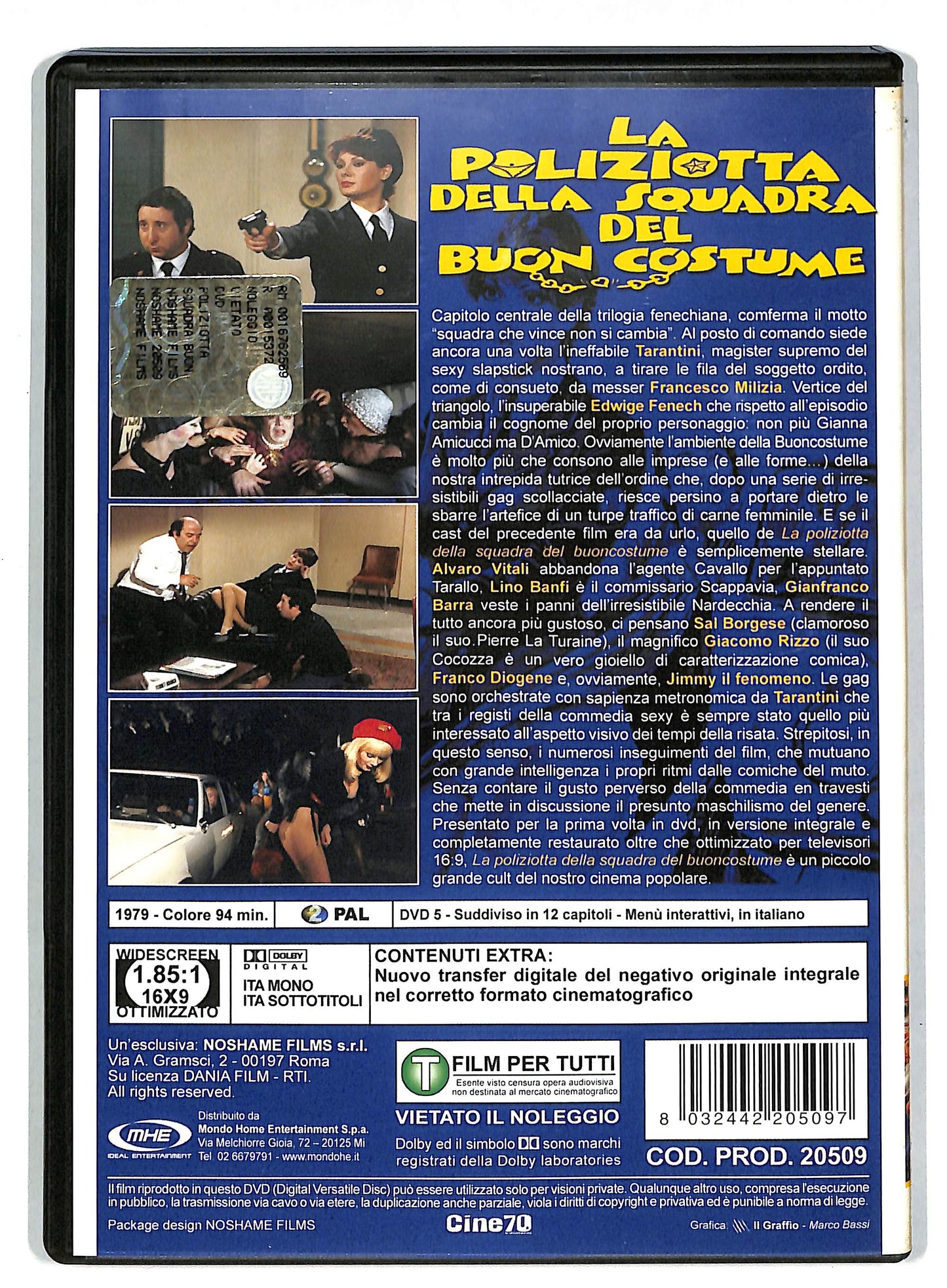 EBOND La poliziotta della squadra del buon costume DVD D819410
