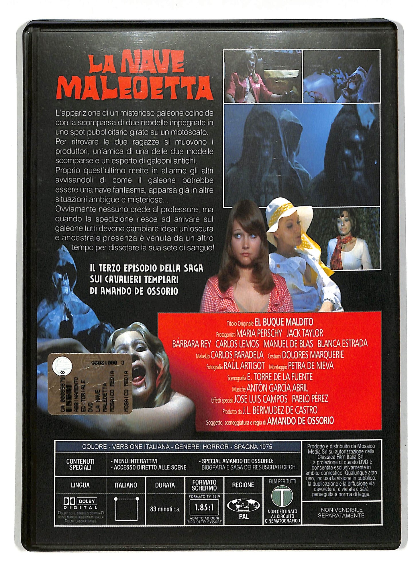 EBOND La nave maledetta EDITORIALE DVD D819417