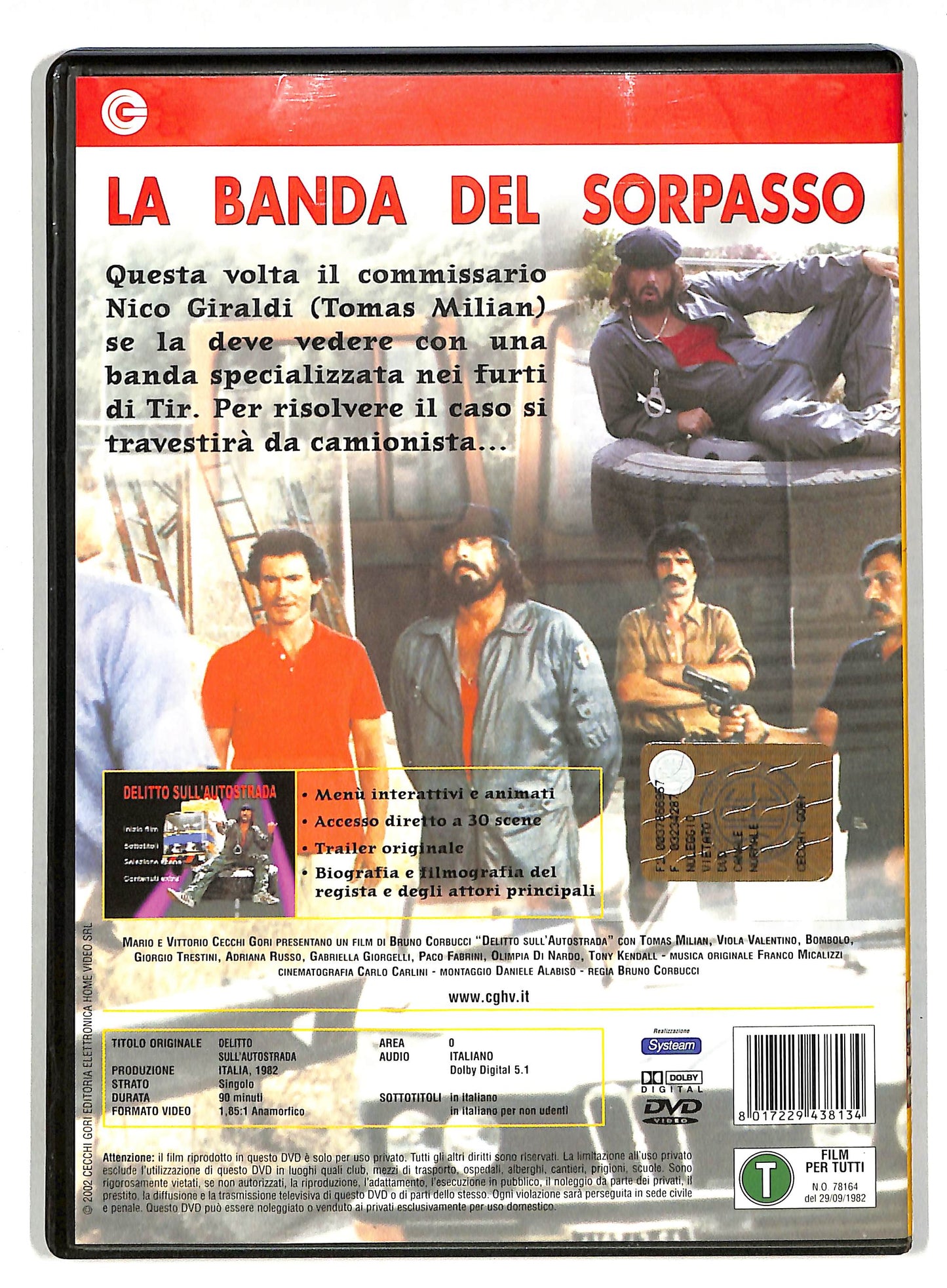 EBOND Delitto sull'autostrada DVD D819427