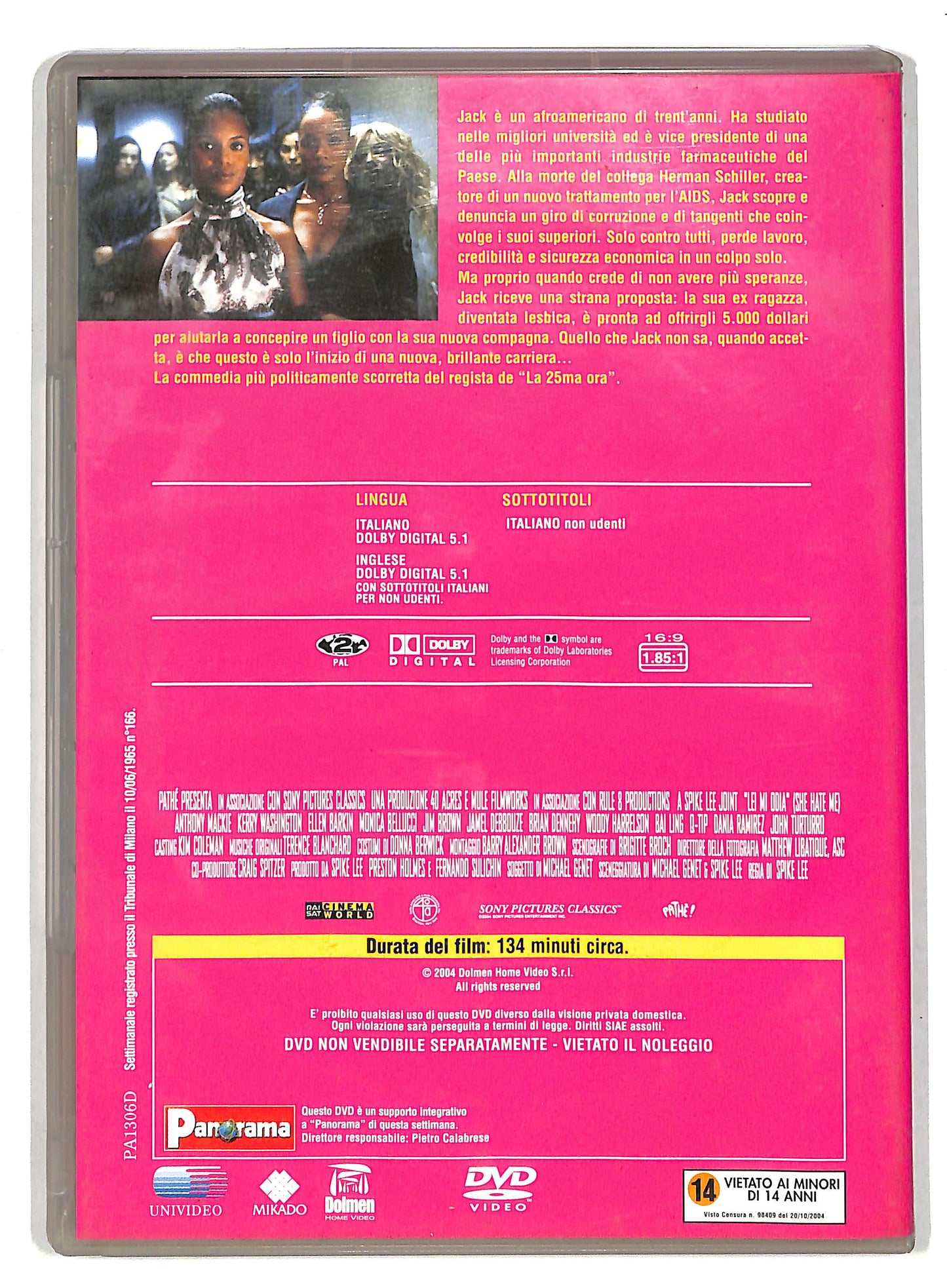 EBOND Lei mi odia EDITORIALE DVD D819429