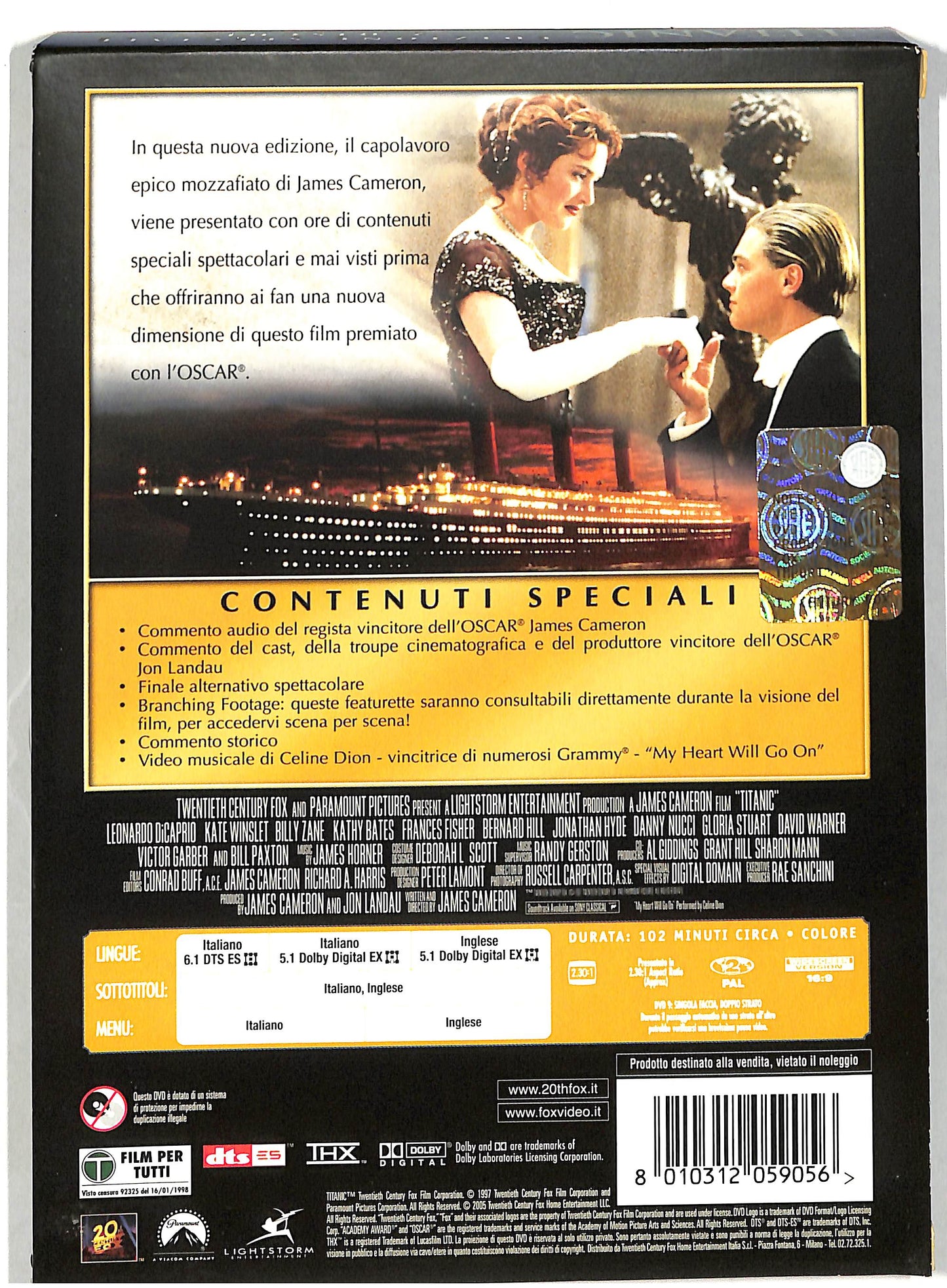 EBOND Titanic EDIZIONE SPECIALE 2 dischi DVD D819431