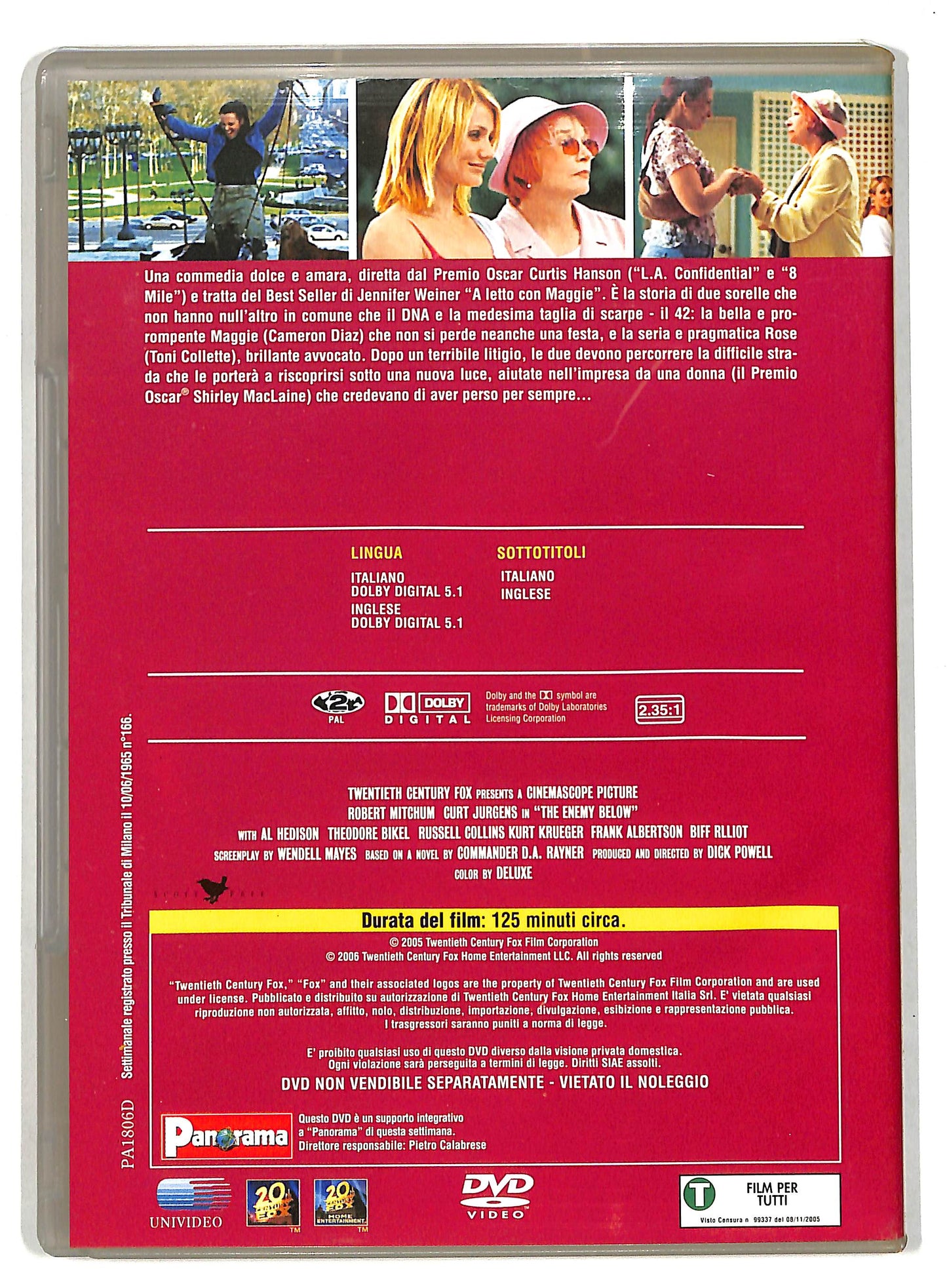 EBOND In Her Shoes - Se fossi lei EDITORIALE DVD D819435