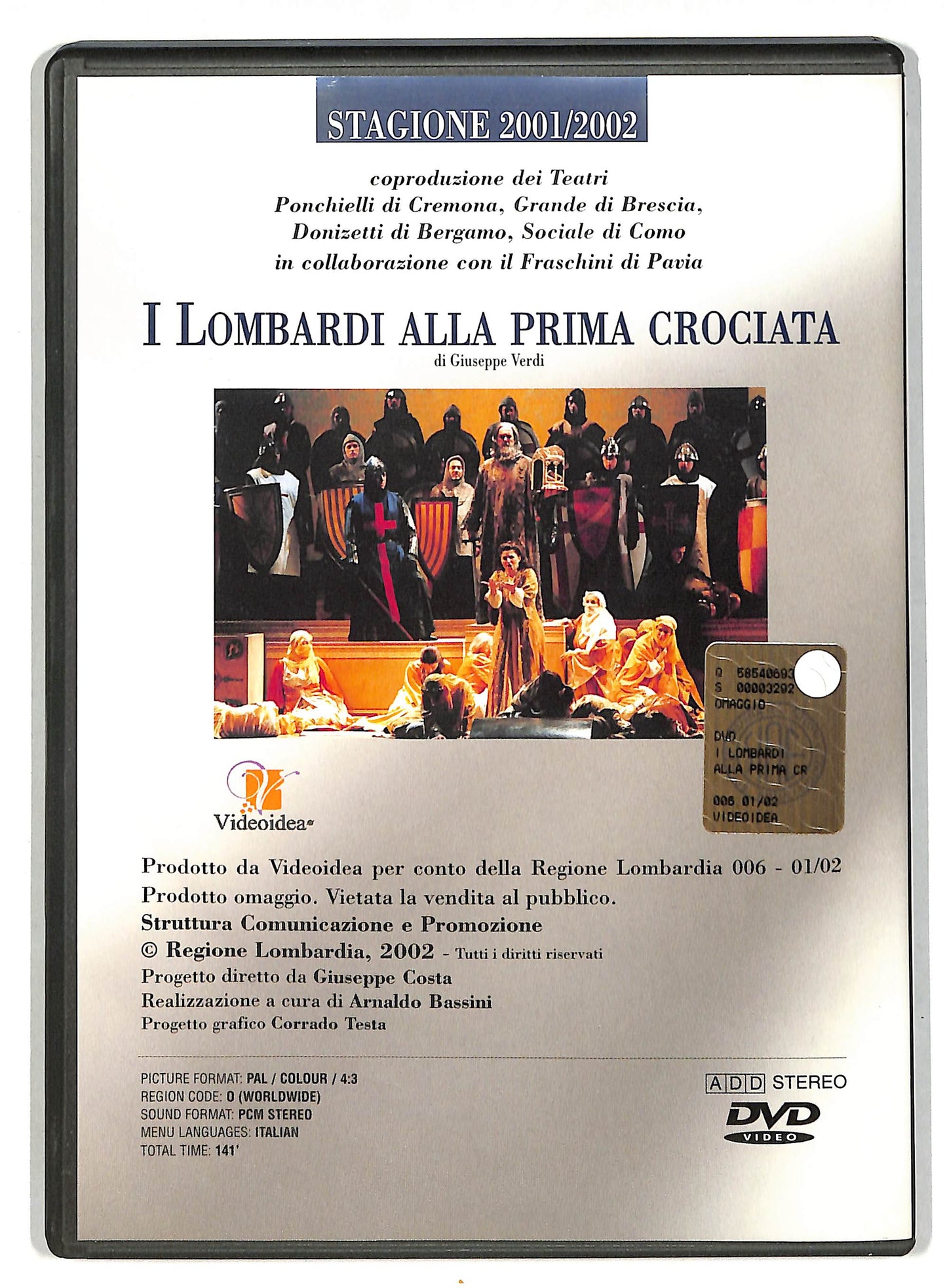 EBOND I lombardi alla prima crociata stagione 2001 - 2002 EDITORIALE DVD D819445