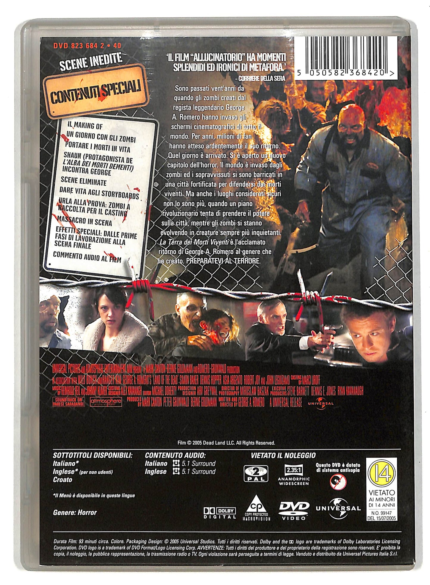 EBOND La Terra Dei Morti Viventi NOLEGGIO DVD D819461