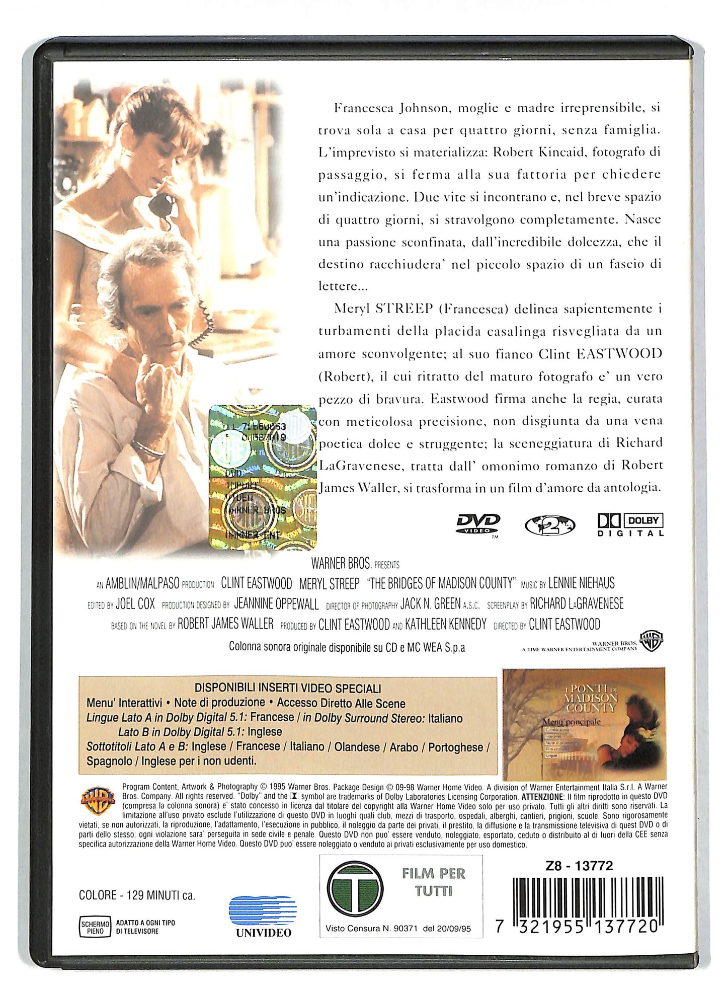 EBOND I ponti di Madison County DVD D819516