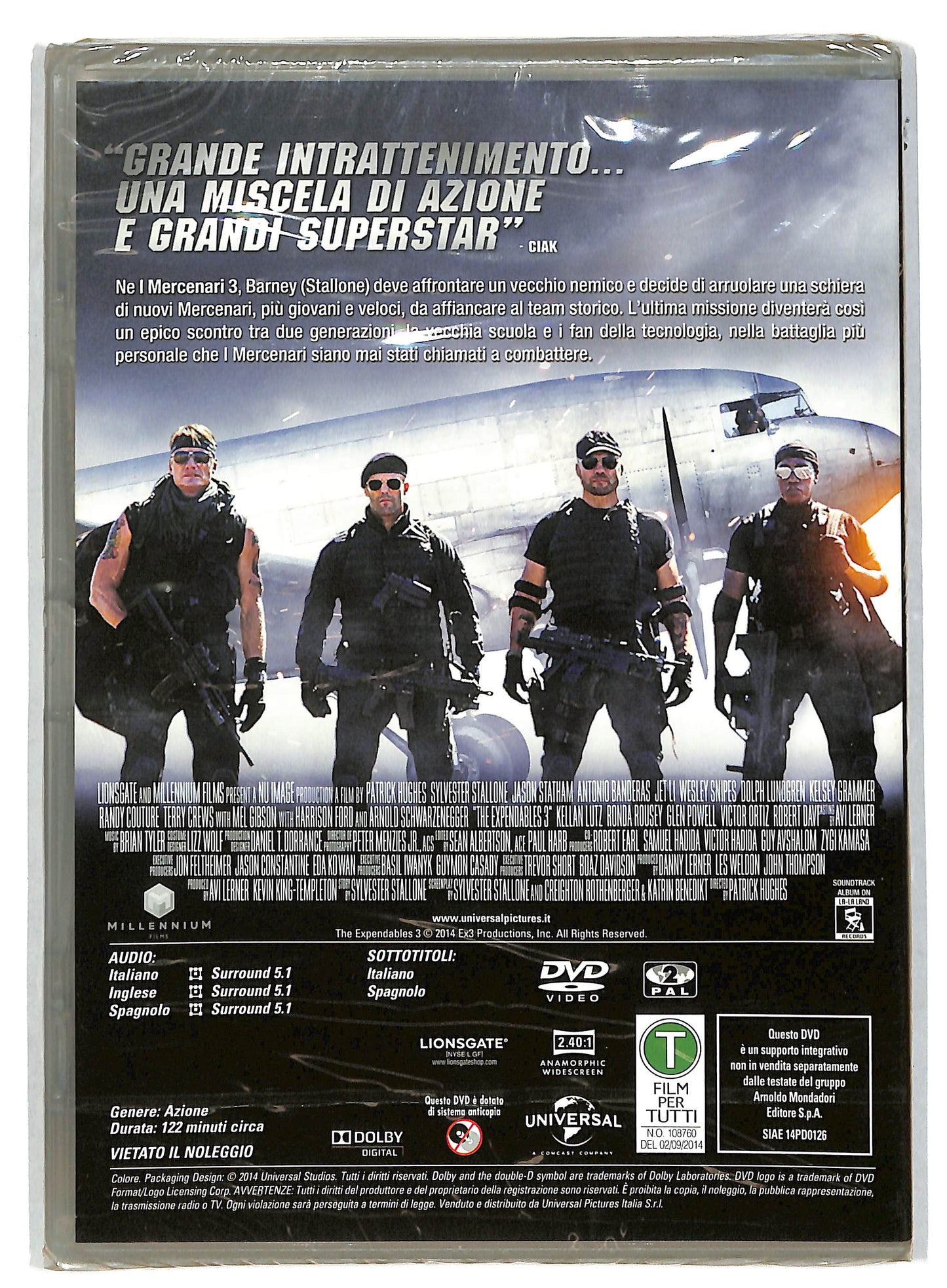 EBOND I mercenari 3 EDITORIALE DVD D819521