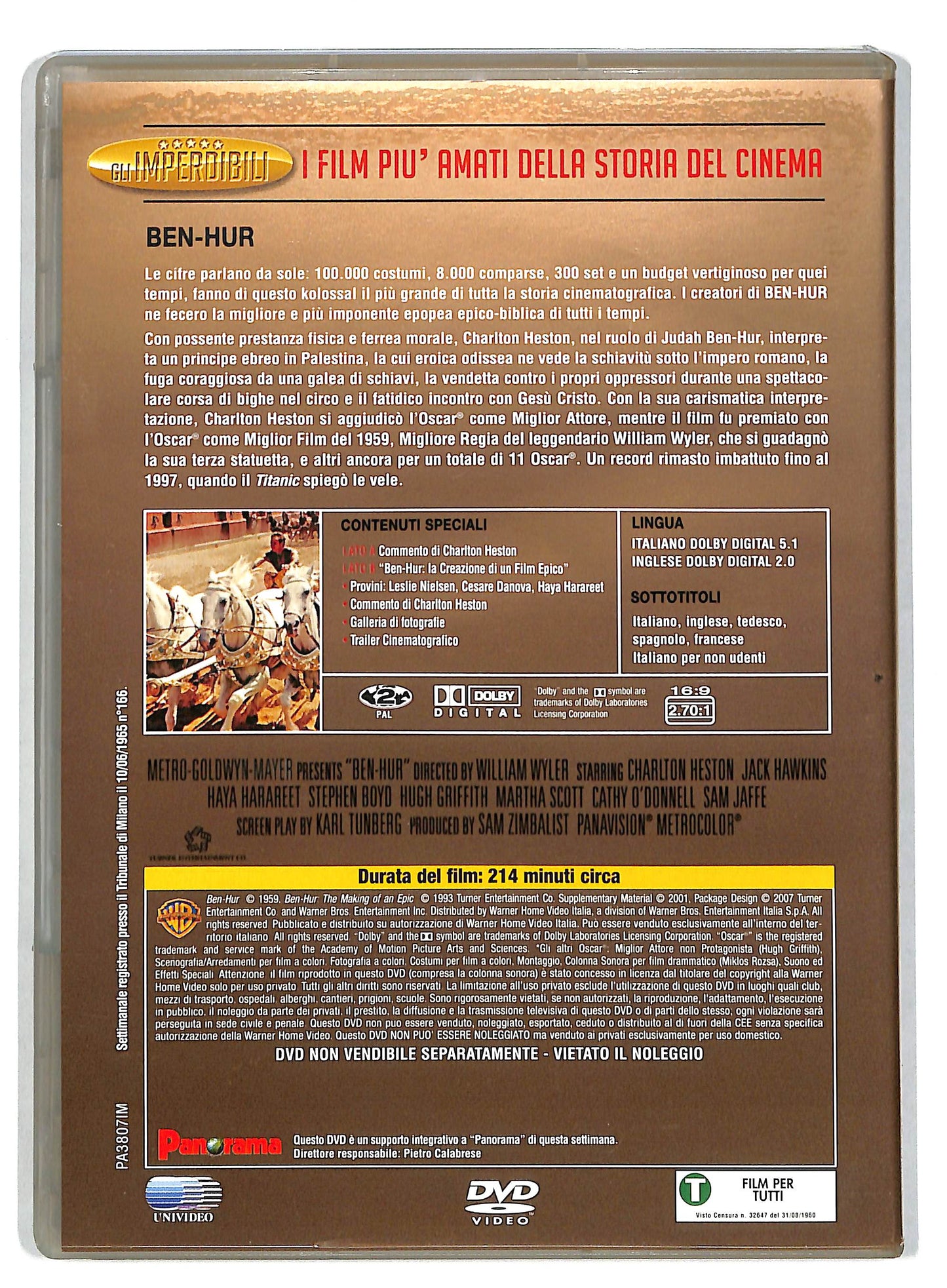 EBOND Ben-Hur EDITORIALE DVD D819532