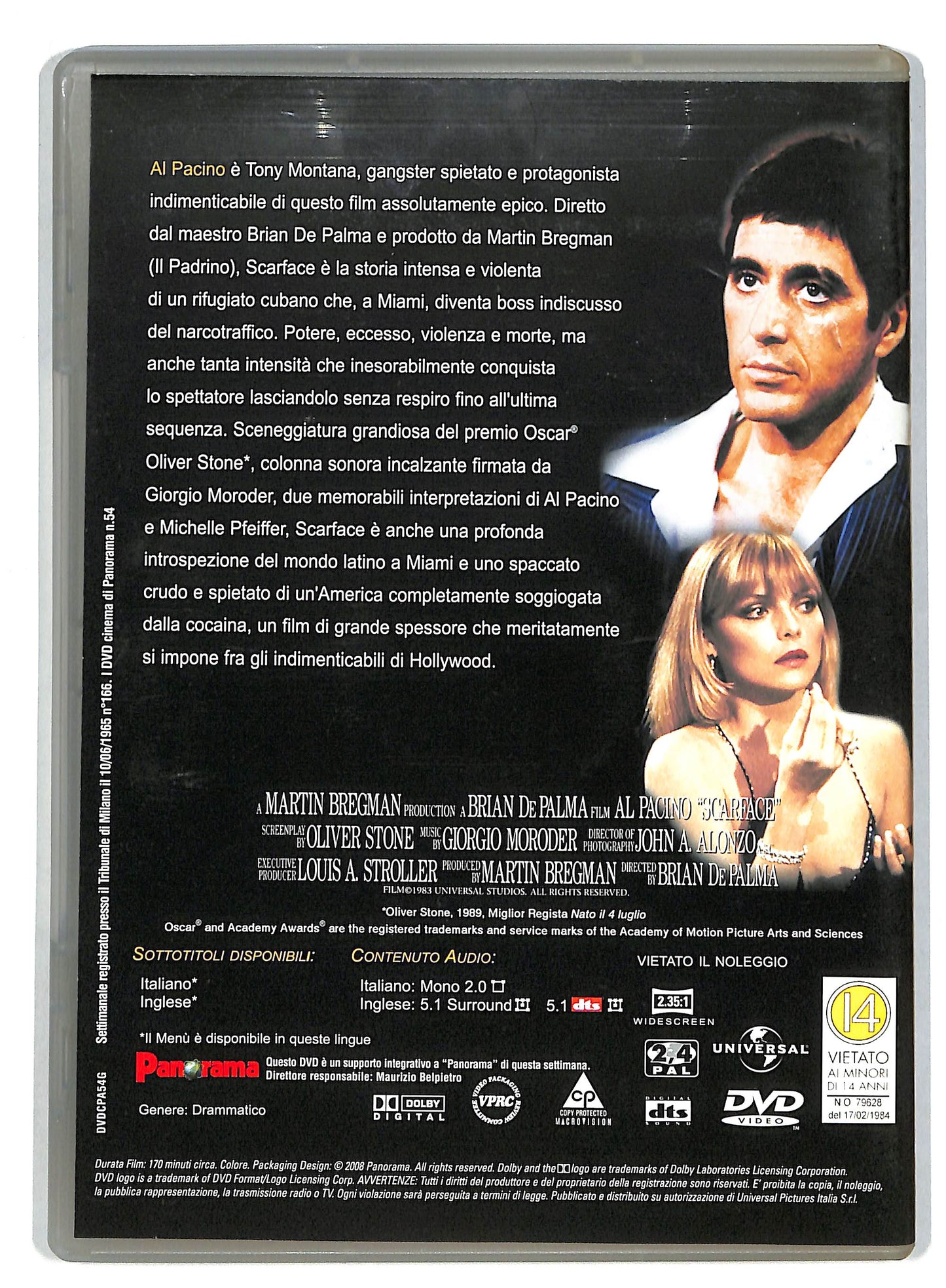 EBOND Scarface EDITORIALE DVD D819537