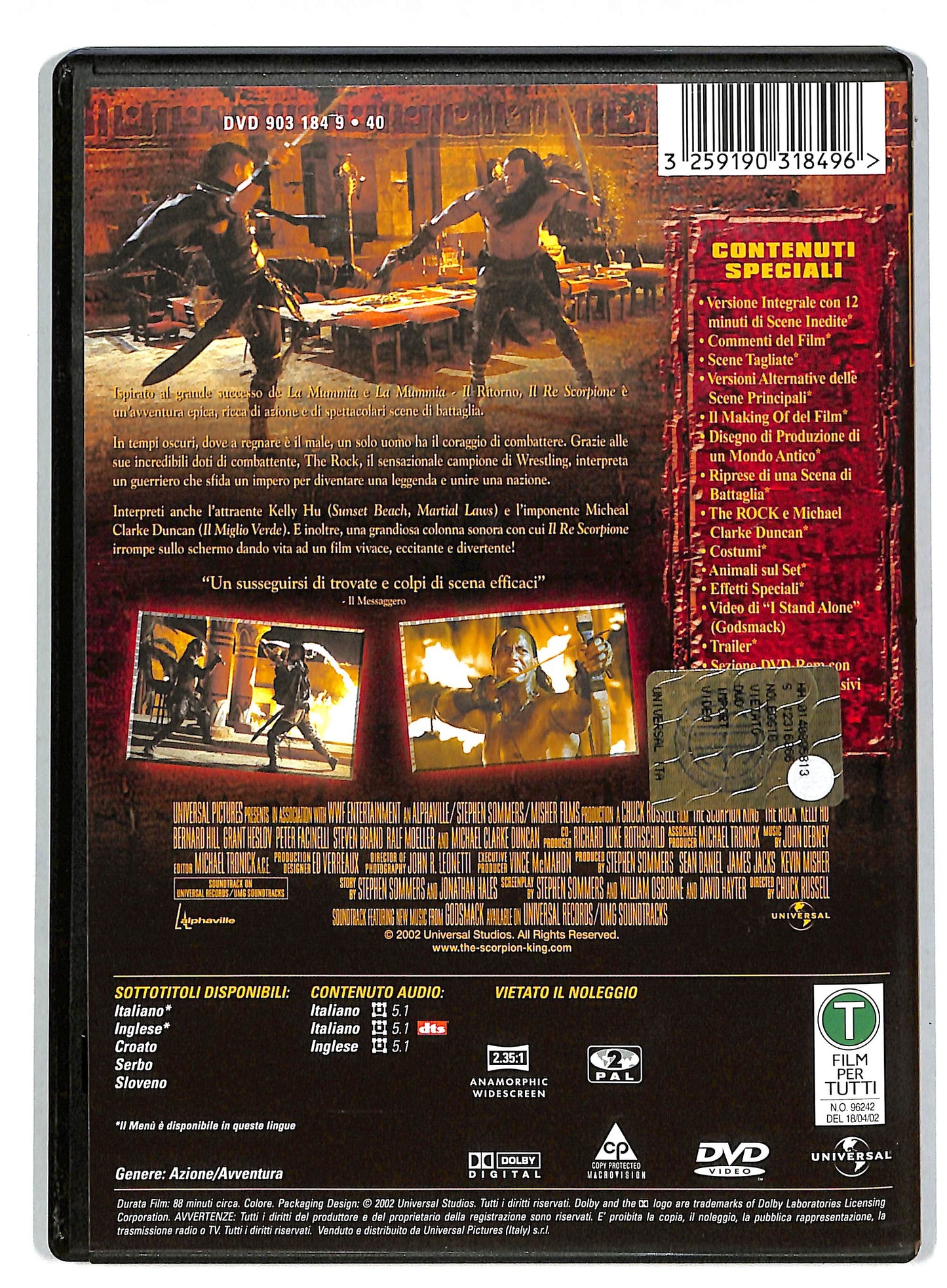 EBOND Il Re Scorpione DVD D819560